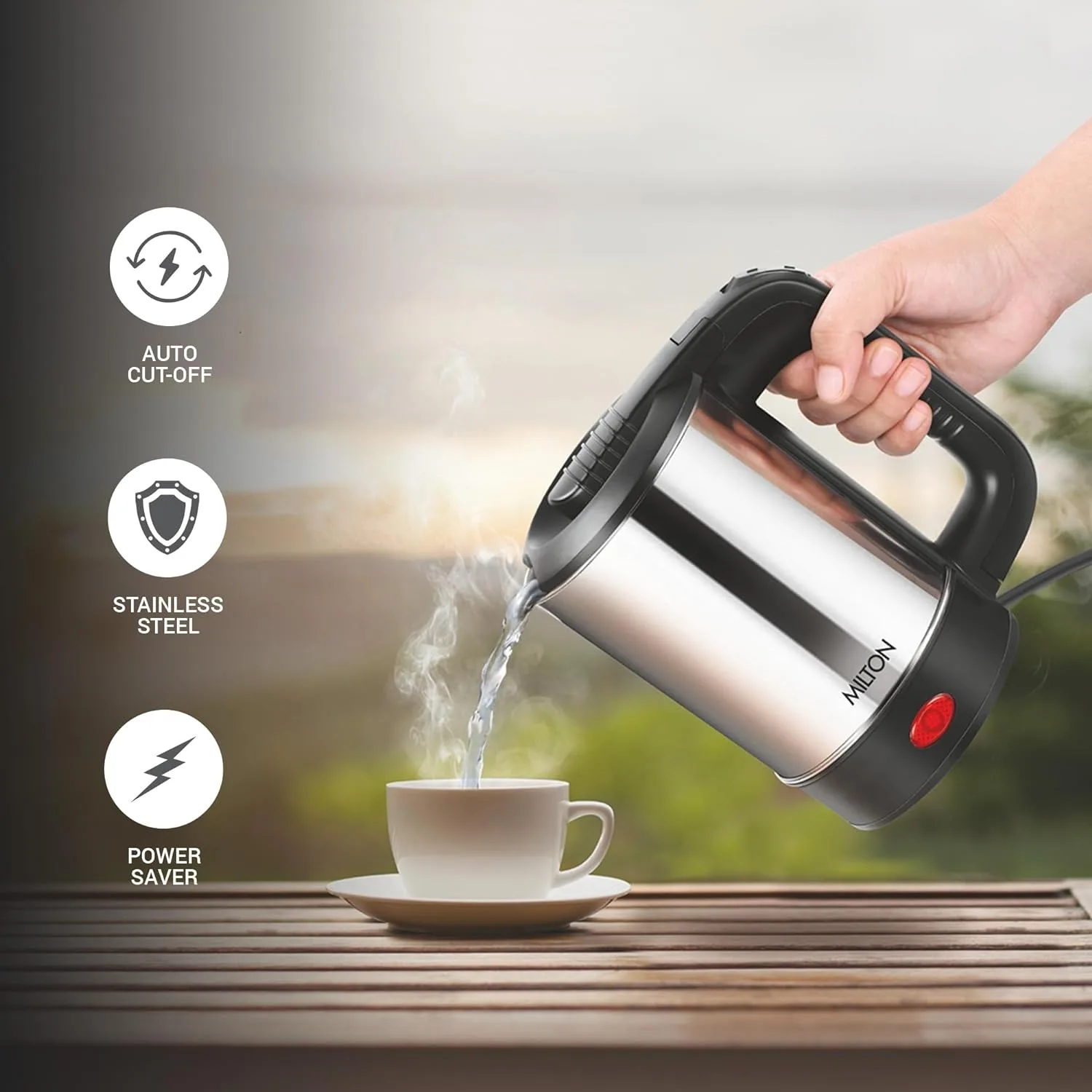 Electric Travel Kettle (Milton) - Image 4