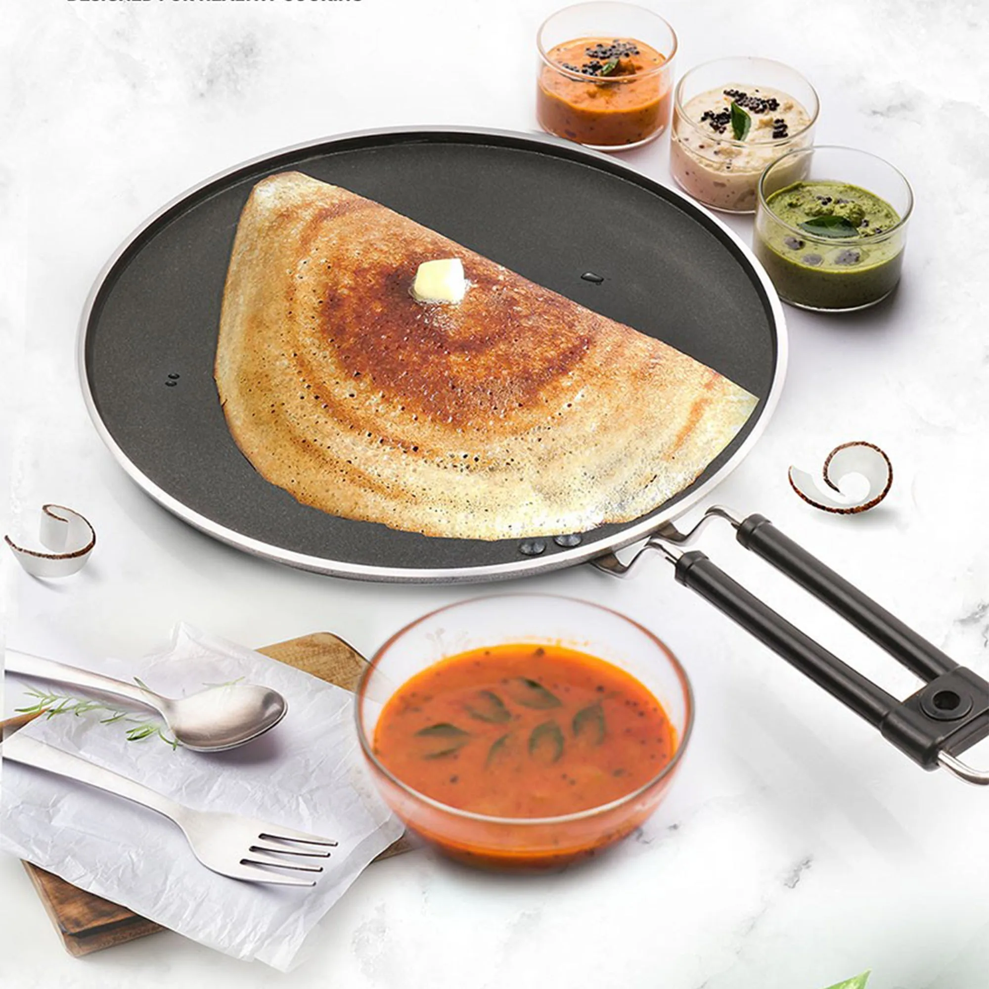Flat Dosa Tawa Blackpearl (Milton Procook) - Image 1