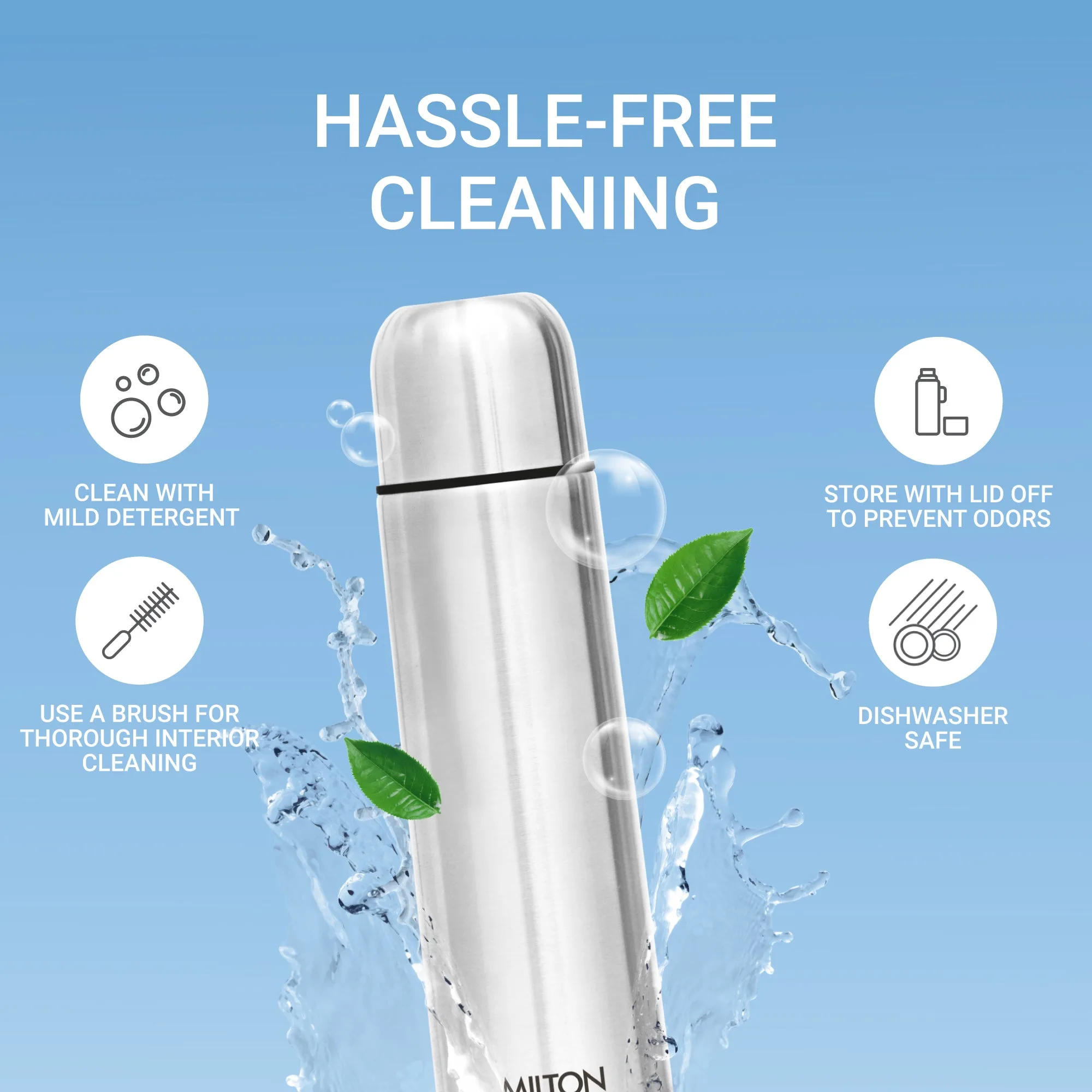 Flip Lid Thermosteel Bottle (Milton) - Image 5