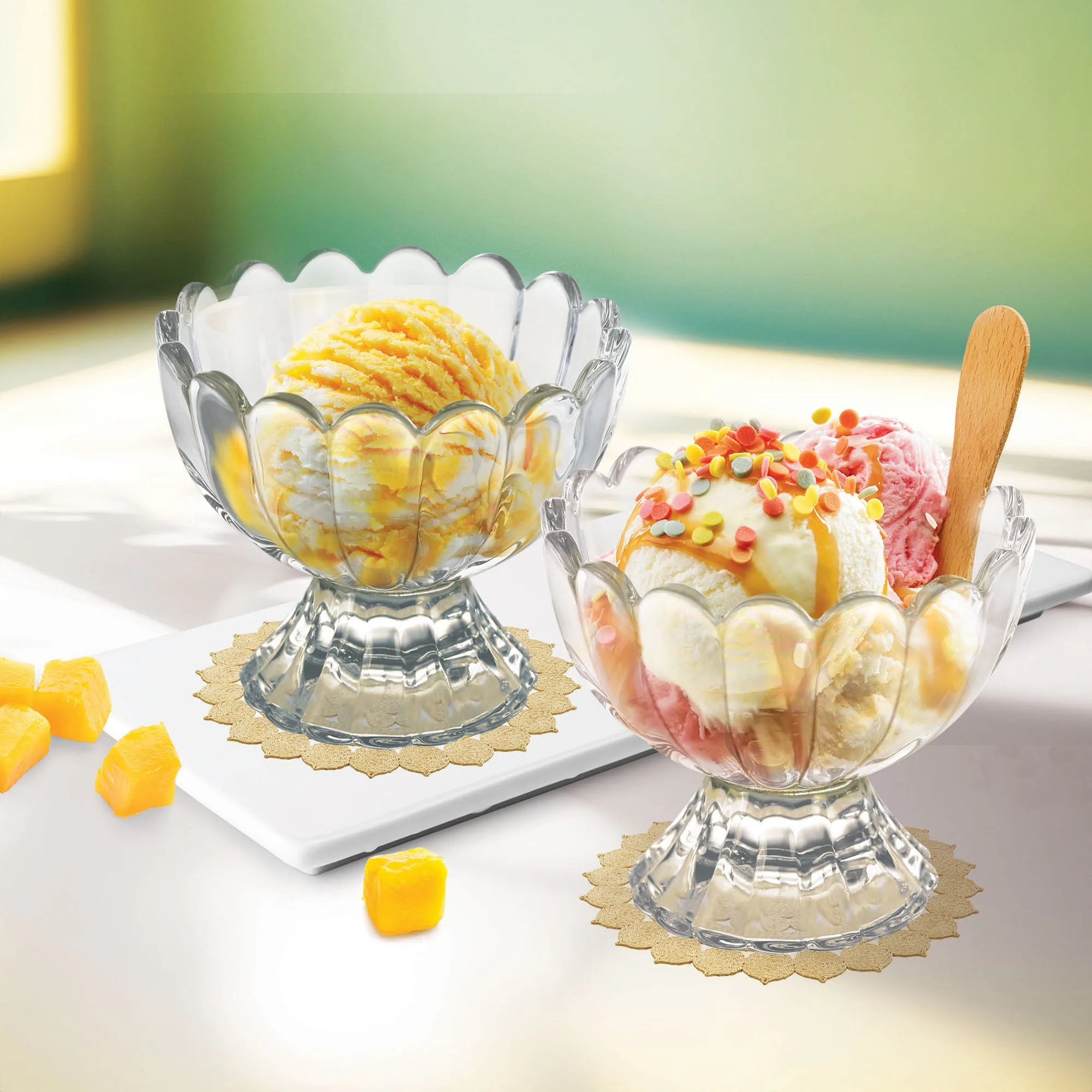 Floral Ice Cream Bowl (Treo by Milton) - Image 1