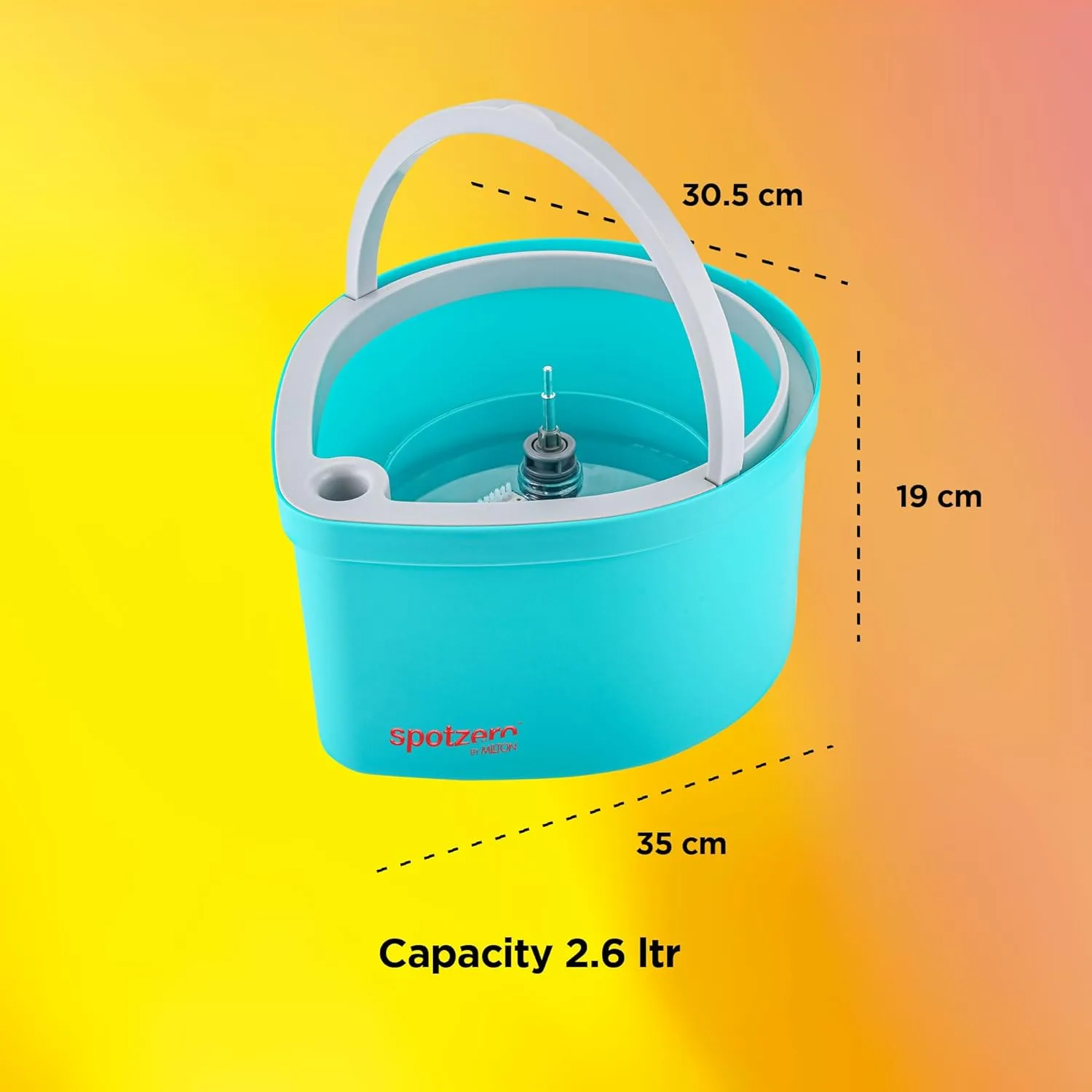 Fresh Flow Flat Squeeze Mop Bucket System (Spotzero By Milton) - Image 4