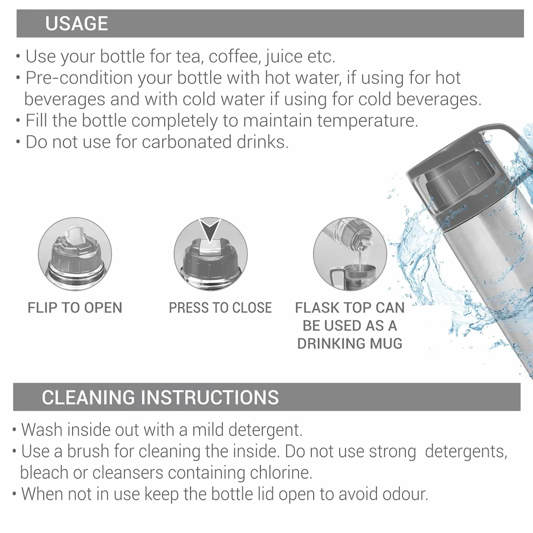 Glassy Thermosteel Flask (Milton) - Image 11