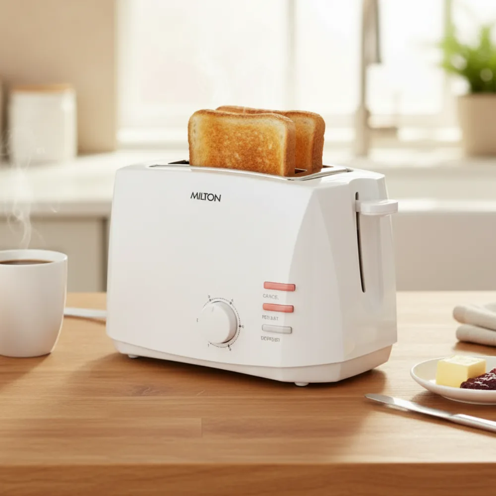 Gold Crust 2-Slice Pop Up Toaster (Milton Appliances) - Image 3