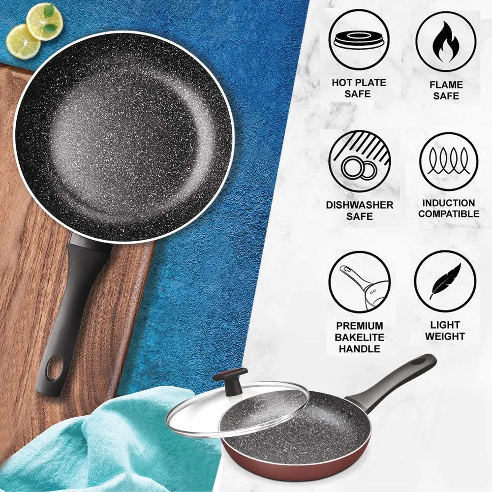 Granito Induction Fry Pan With Lid (Milton Procook) - Image 6
