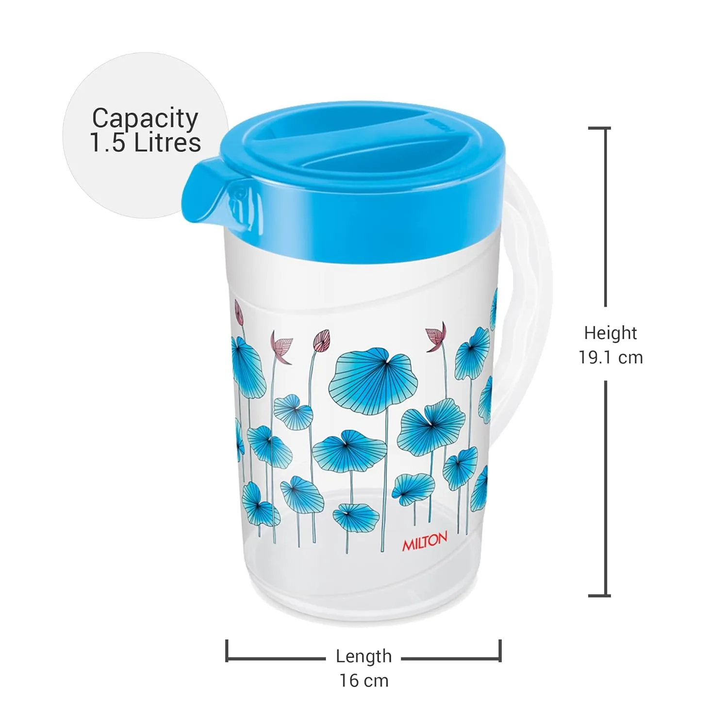 H2O Plastic Water Jug (Milton) - Image 3