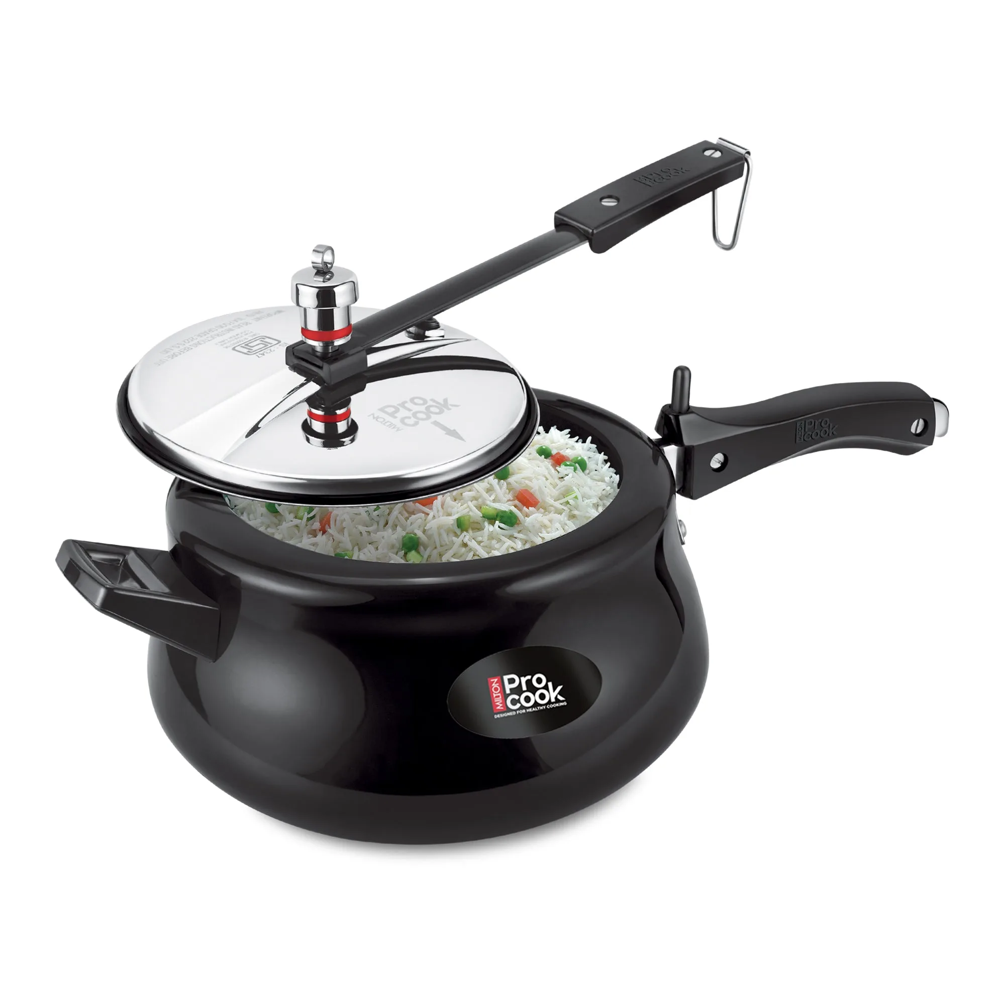 Hard Anodized Royal Curve Inner Lid Pressure Cooker (Milton Procook) - Image 2