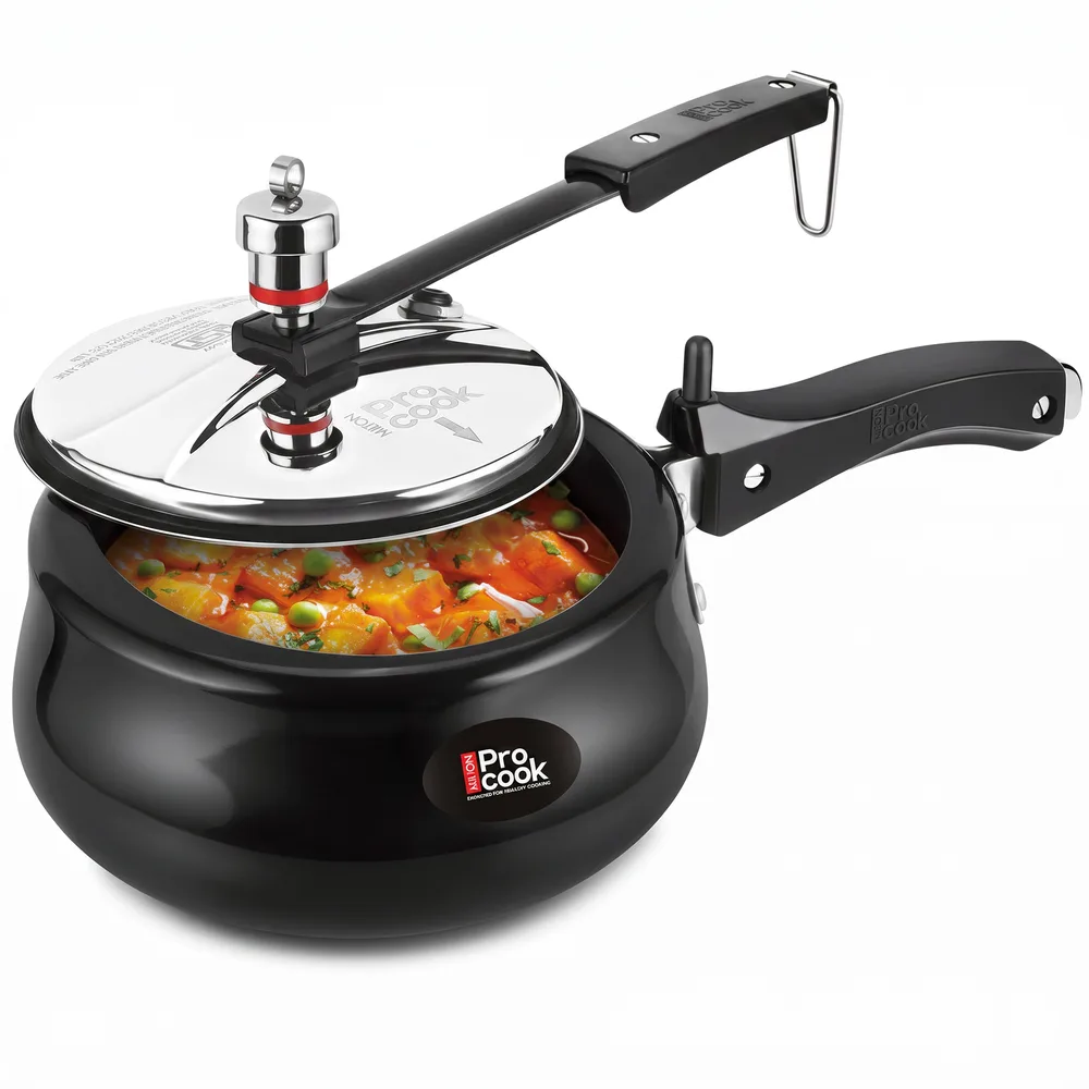 Hard Anodized Royal Curve Inner Lid Pressure Cooker (Milton Procook) - Image 3
