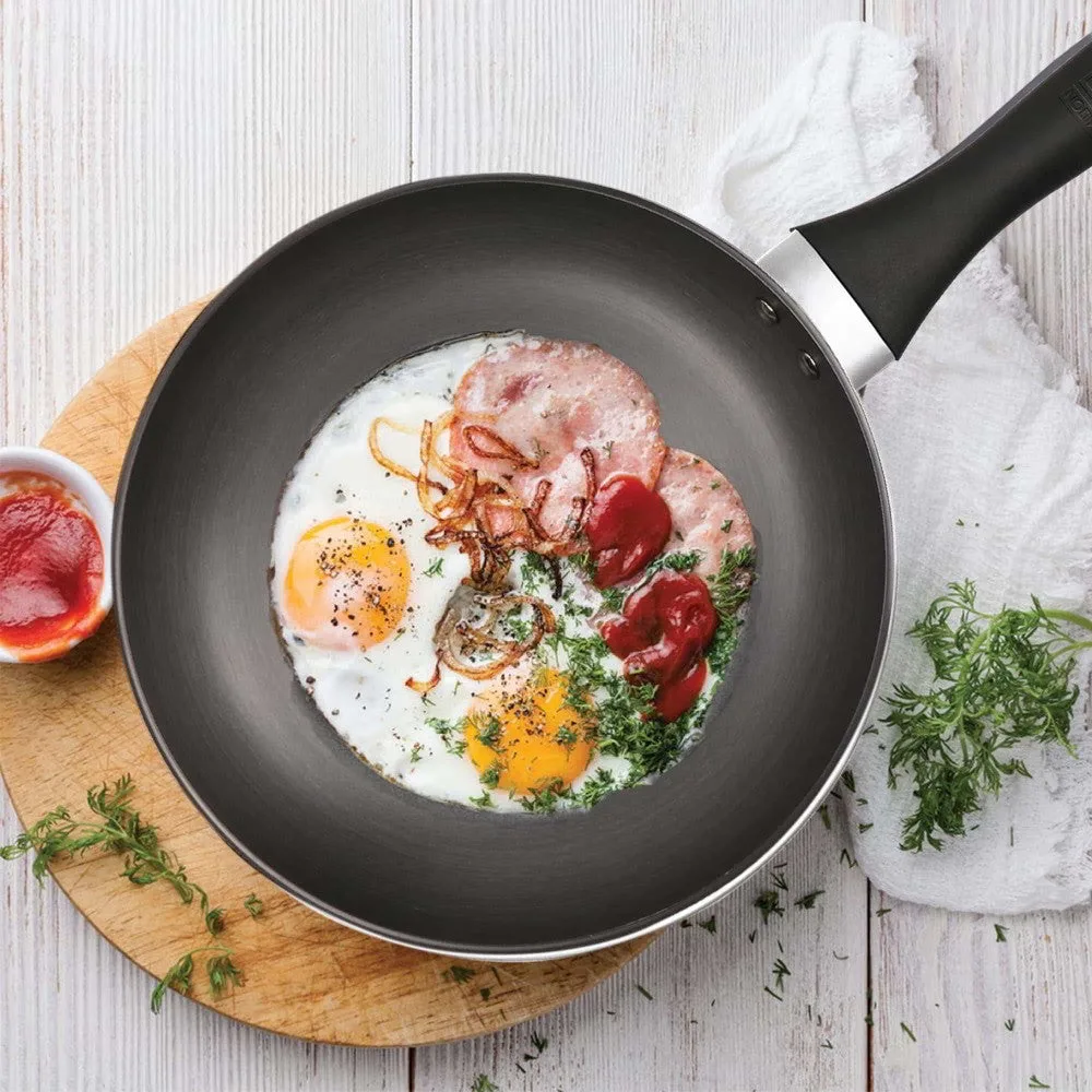 Hard Anodized Fry Pan With Stainless Steel Lid (Milton Procook) - Image 5