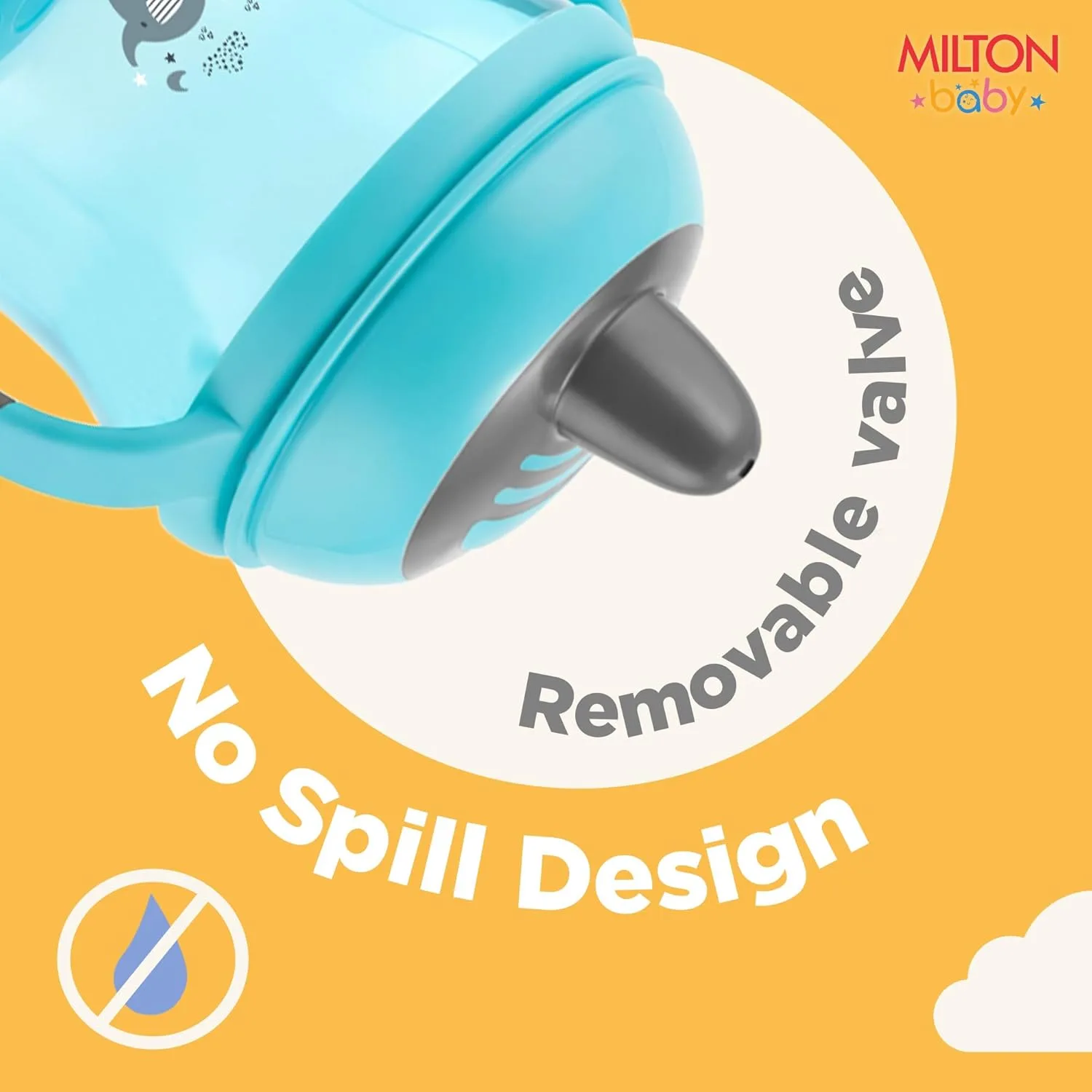 Hard Spout Sippy Bottle For Baby (Milton) - Image 2