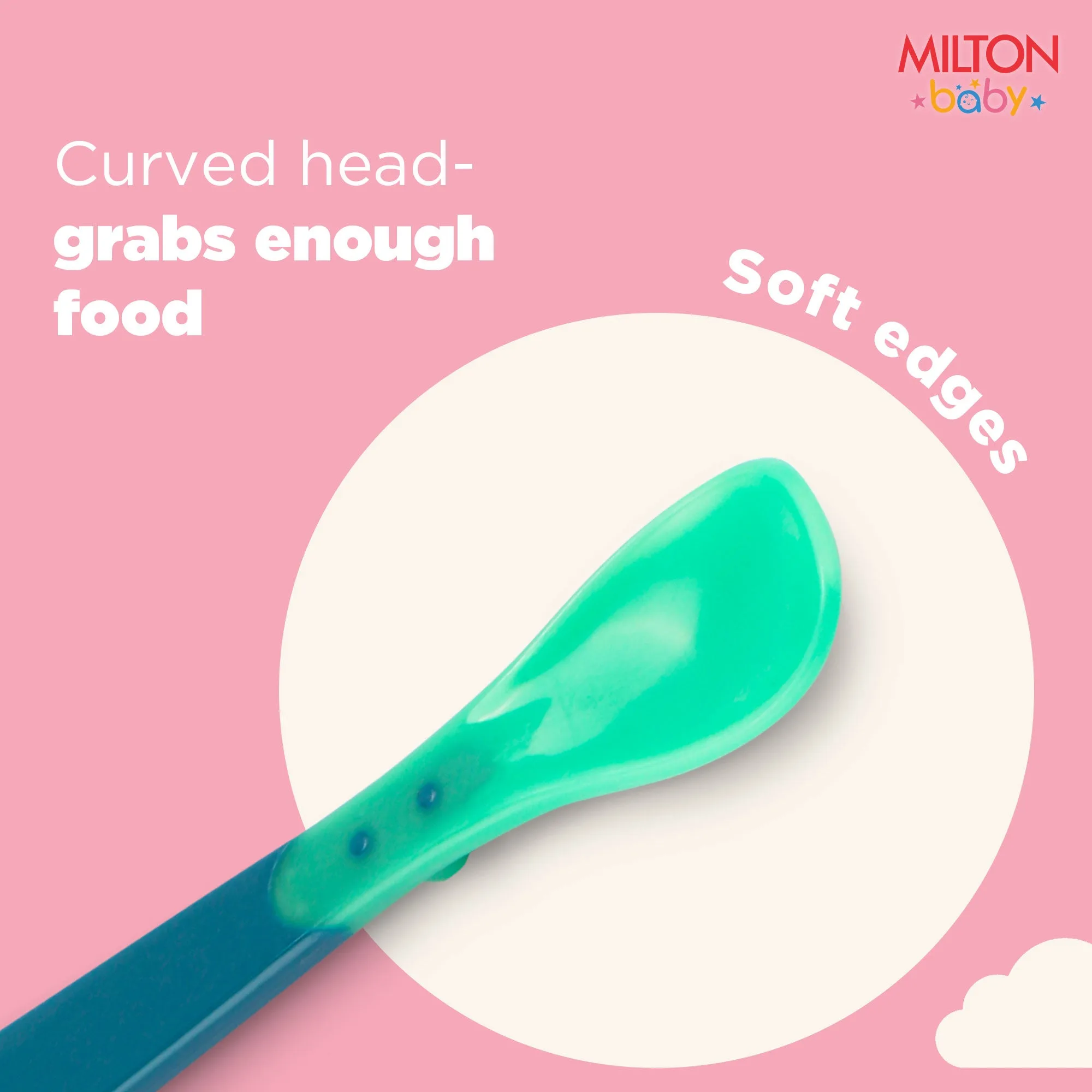 Heat Sensitive Spoon For Baby - Set of 3 (Milton) - Image 6