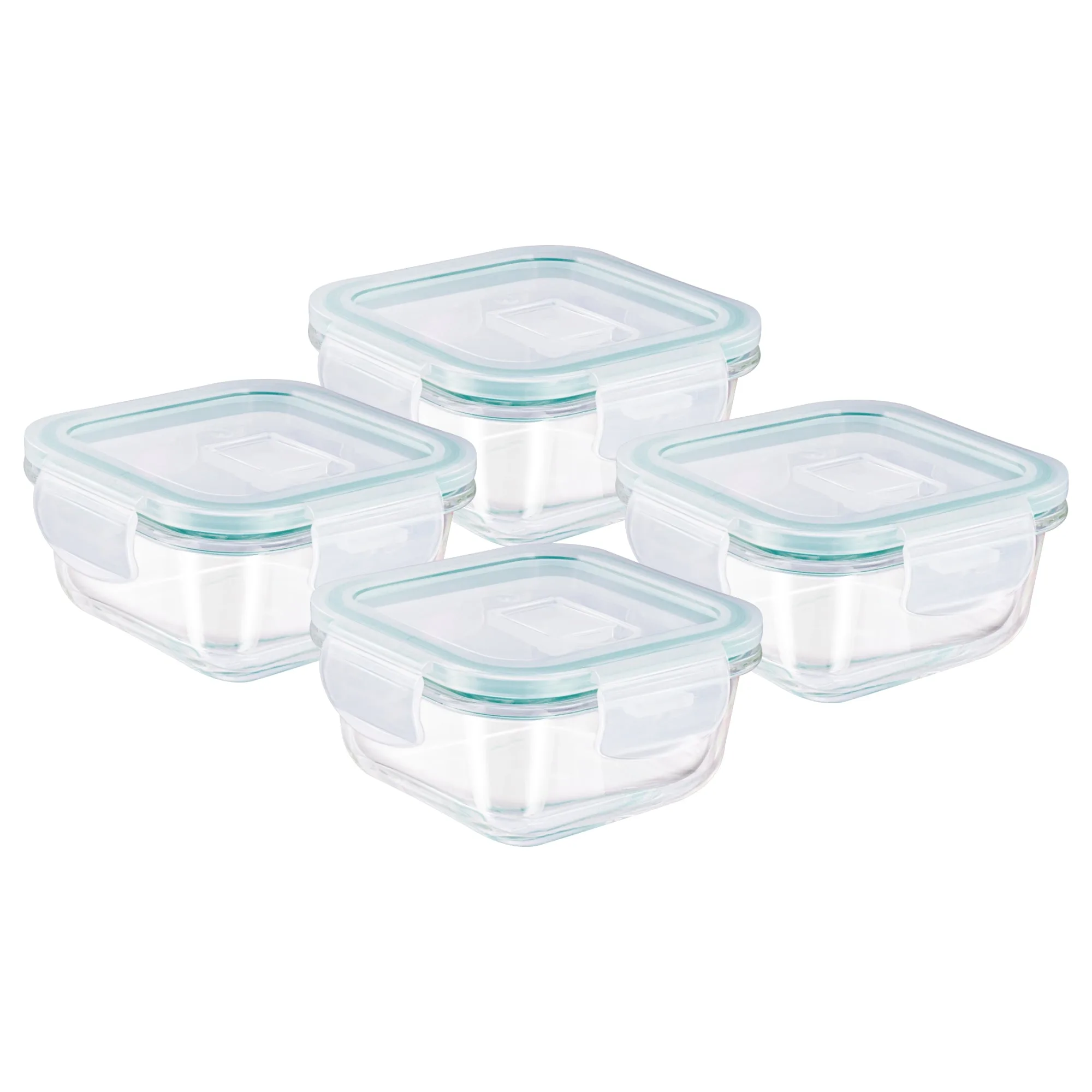 Hi Borosilicate Clip Fresh Square Container (Treo by Milton) - Image 9