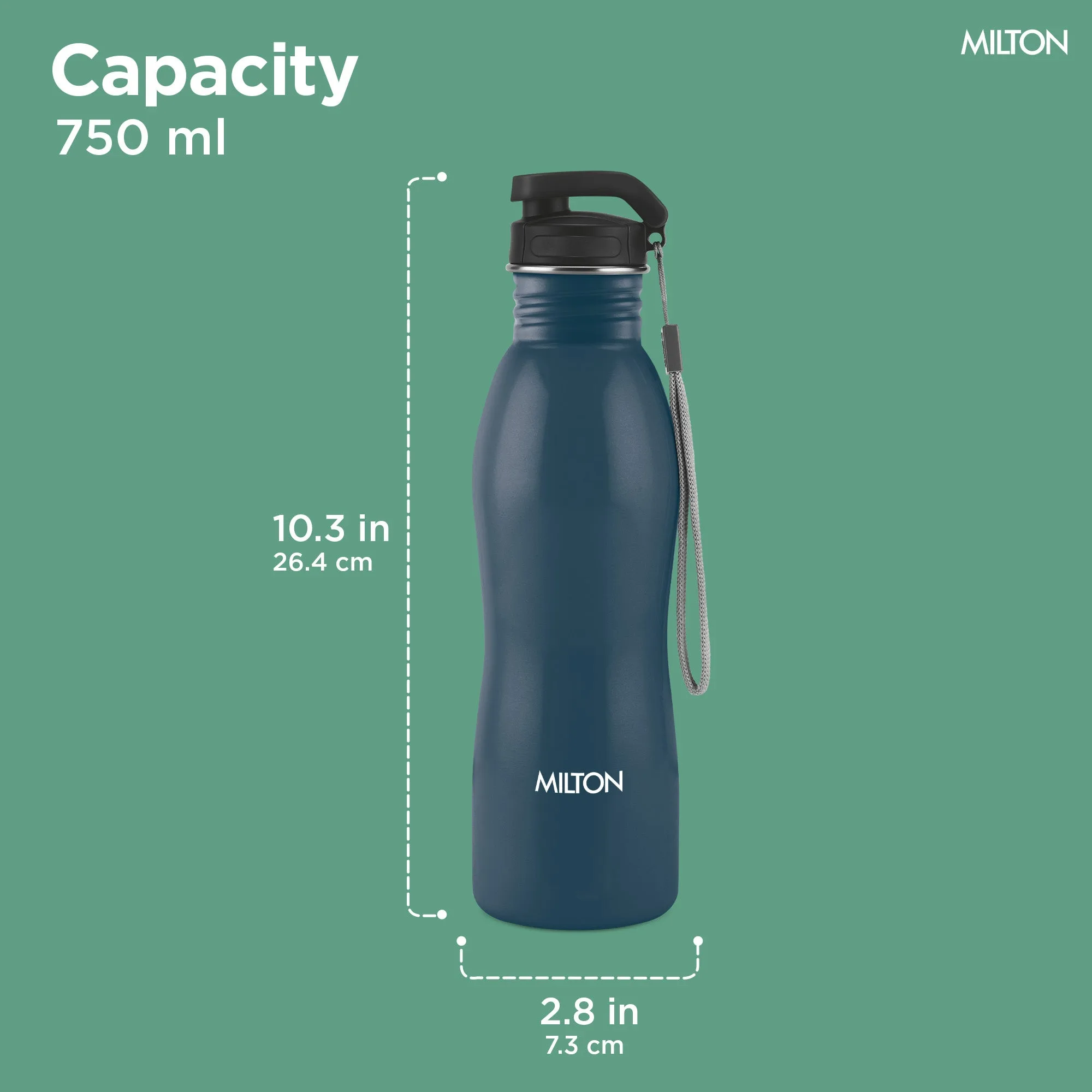Immerse Bottle with Two Lids (Milton) - Image 19