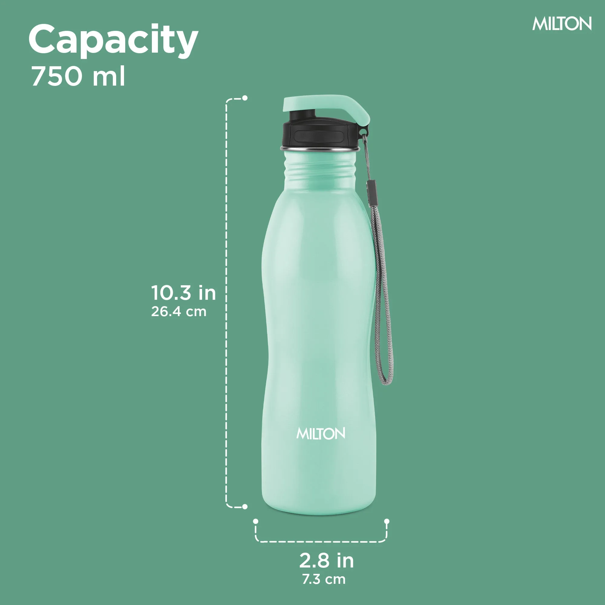 Immerse Bottle with Two Lids (Milton) - Image 3
