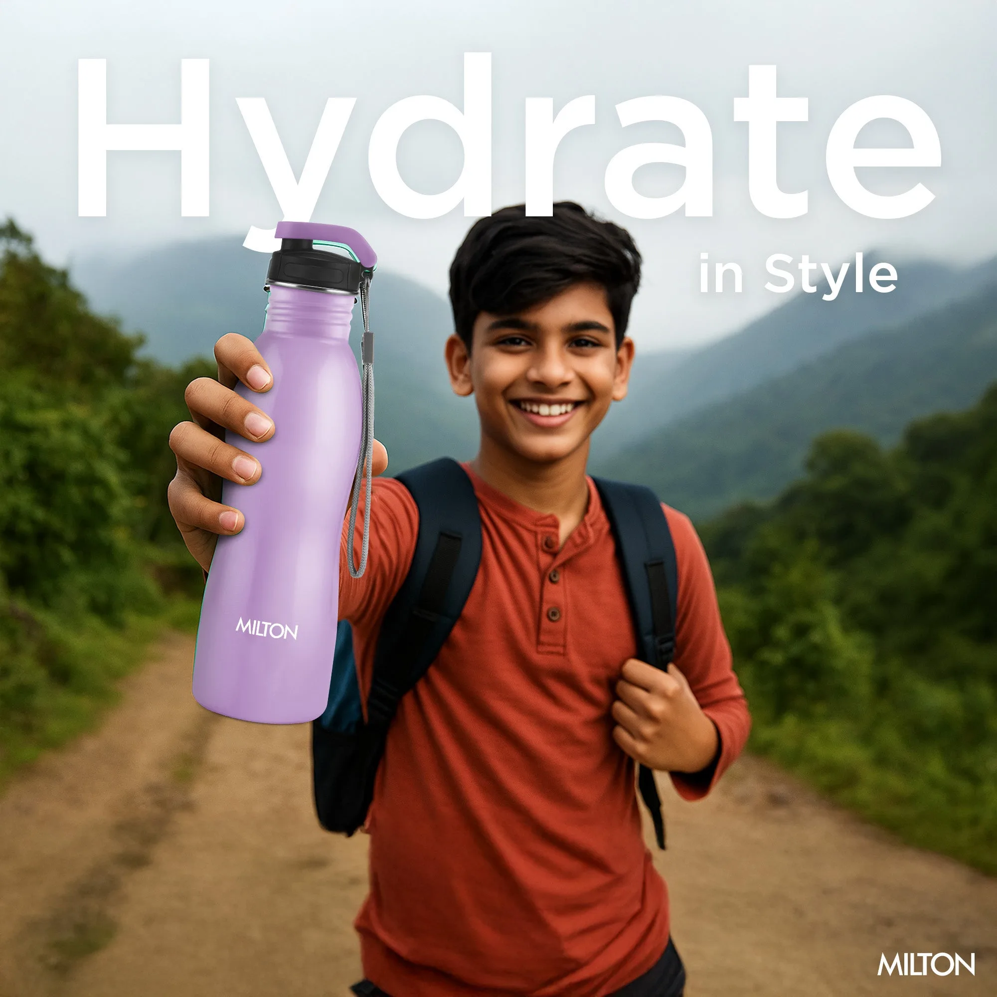 Immerse Bottle with Two Lids (Milton) - Image 32
