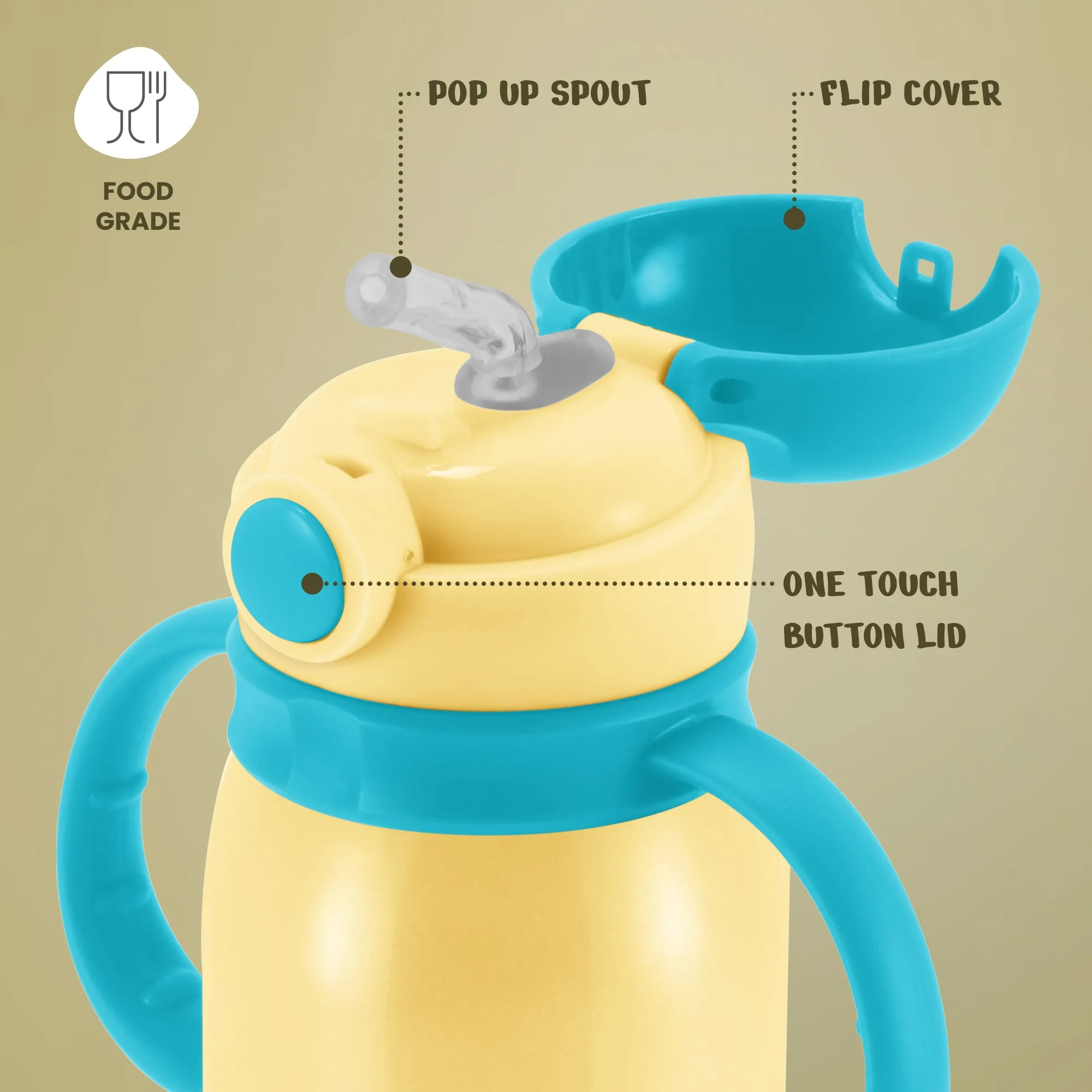 Kiddo Thermosteel Kids Water Bottle (Milton) - Image 6