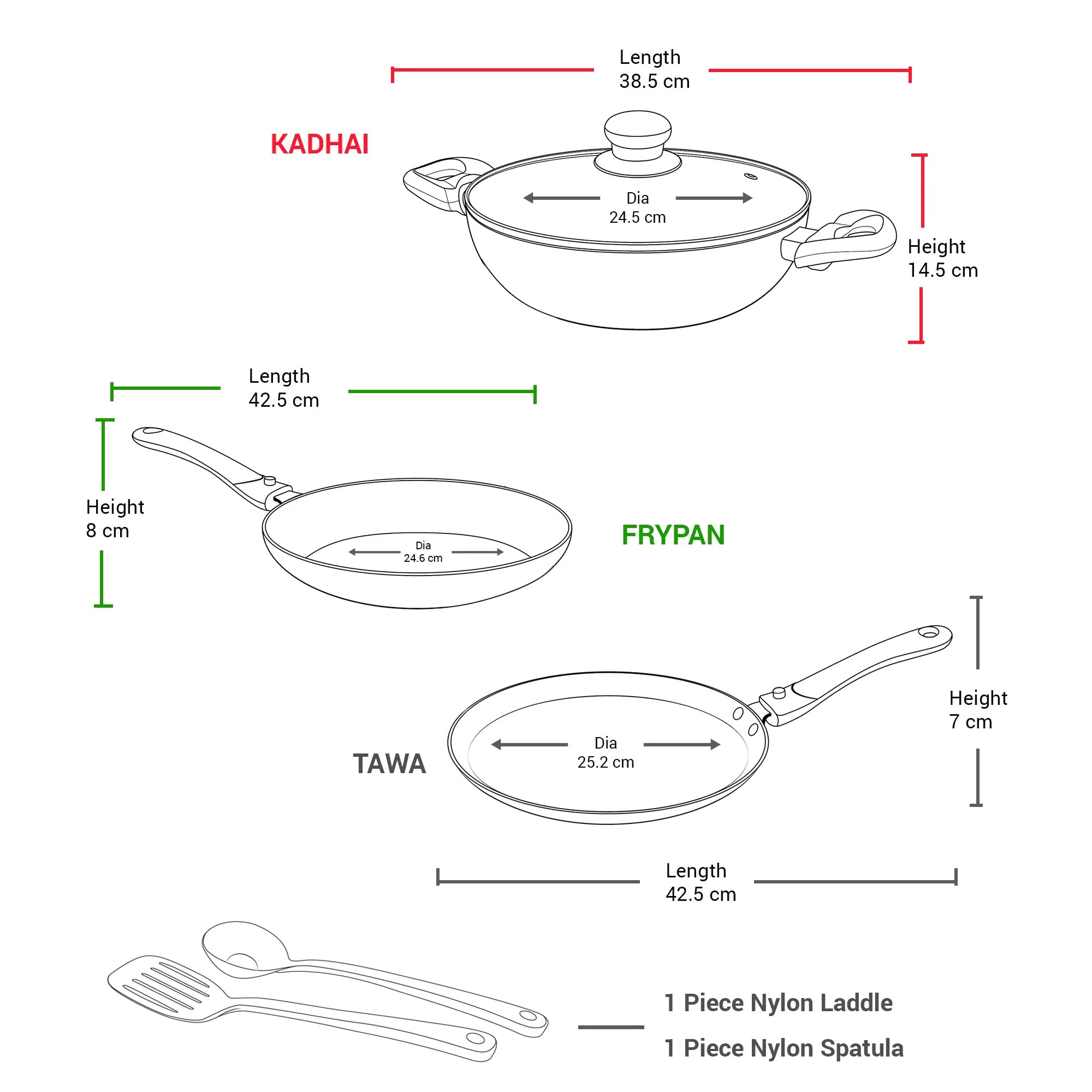 Kitchen Pride Cookware Set (Milton Procook) - Image 13