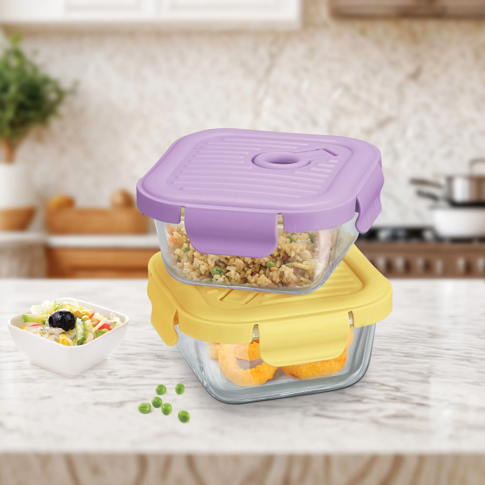 Lumino Fresh Square Container (Treo by Milton) - Image 1