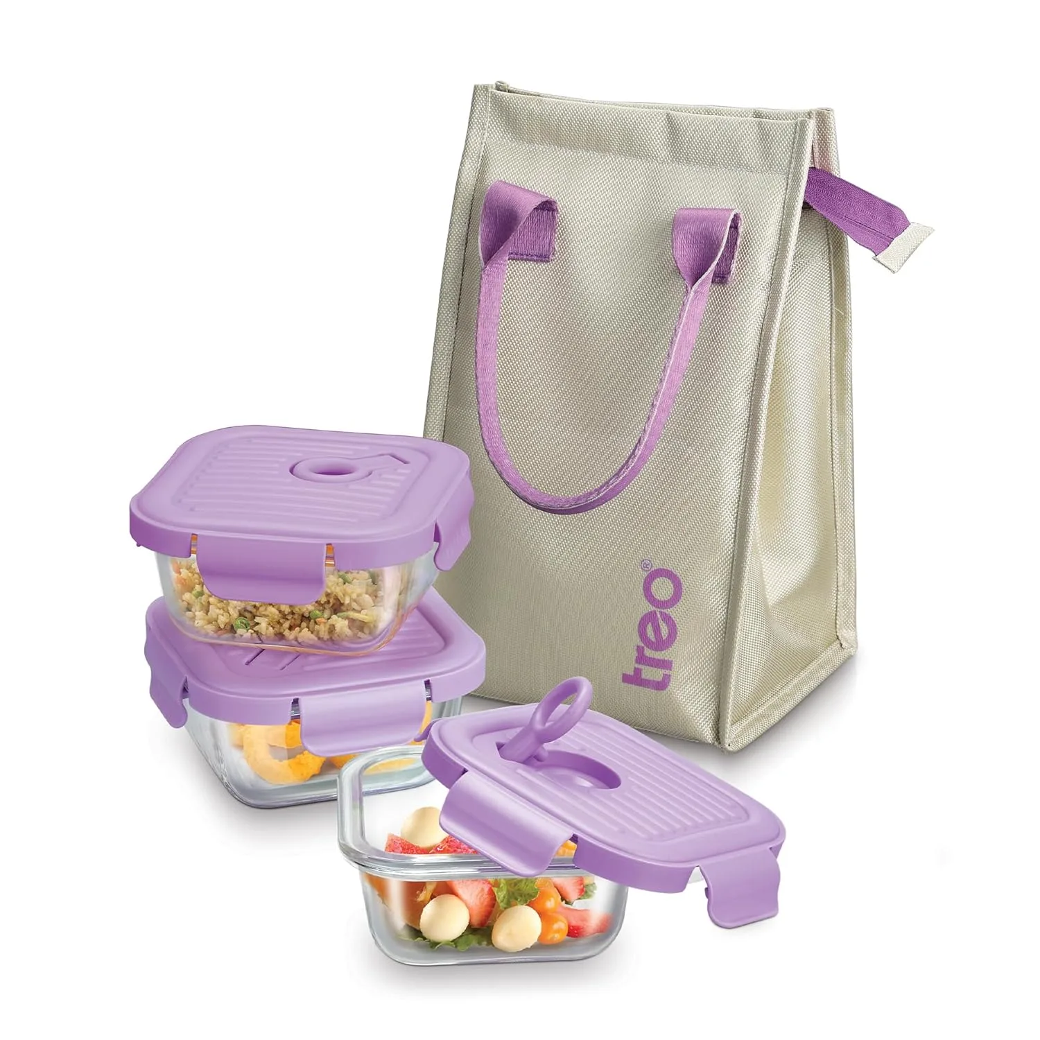 Lumino Fresh Square Tiffin -(Treo by Milton) - Image 1