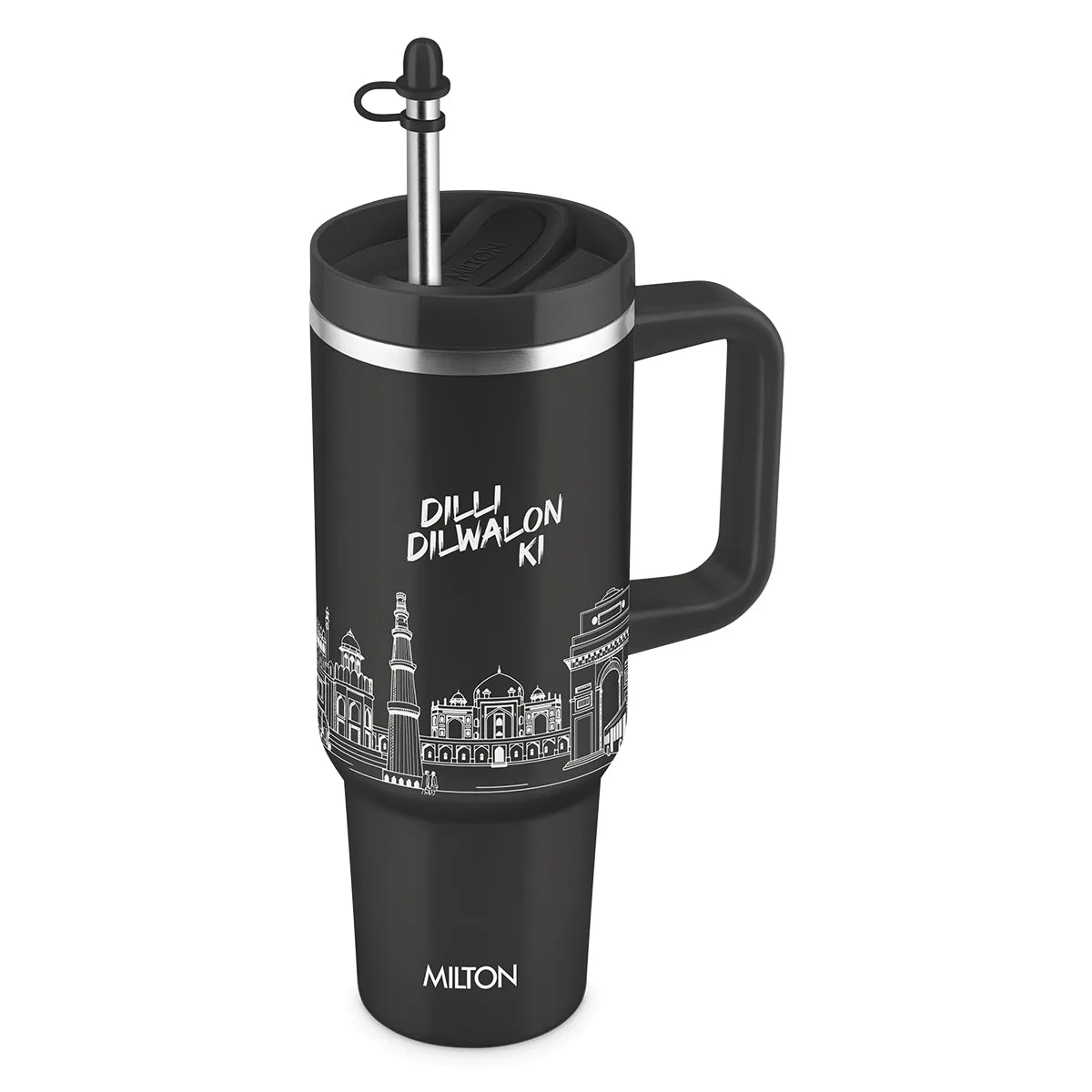 Malmo Studio City Design Thermosteel Tumbler - Delhi (Milton) - Image 1