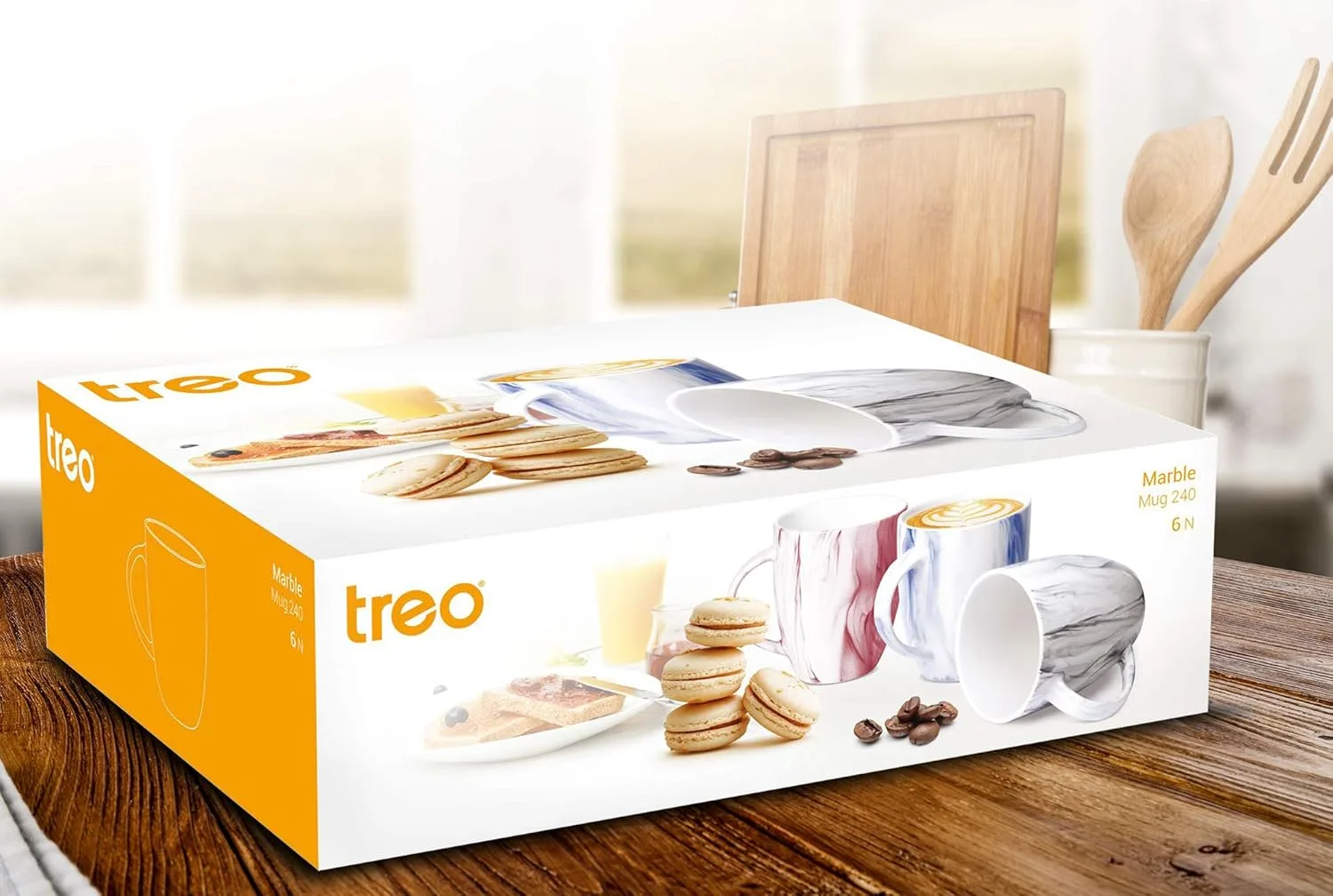 Marble Mug, 240 ml, Set of 6 (Treo by Milton) - Image 17