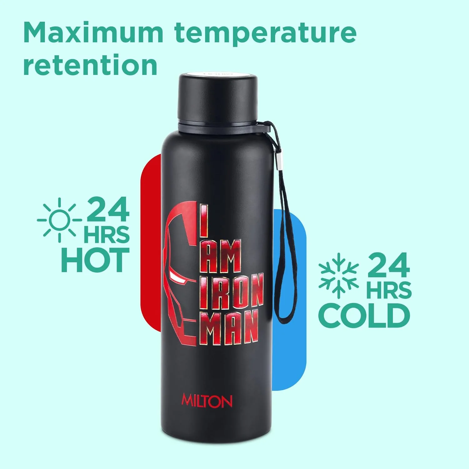 Marvel Iron Man Artedge Water Bottle (Milton) - Image 3