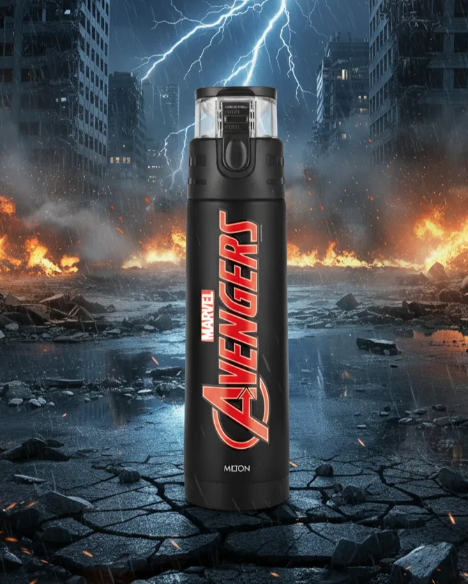 Marvel Mighty Avengers Thermosteel Bottle (Milton) - Image 2