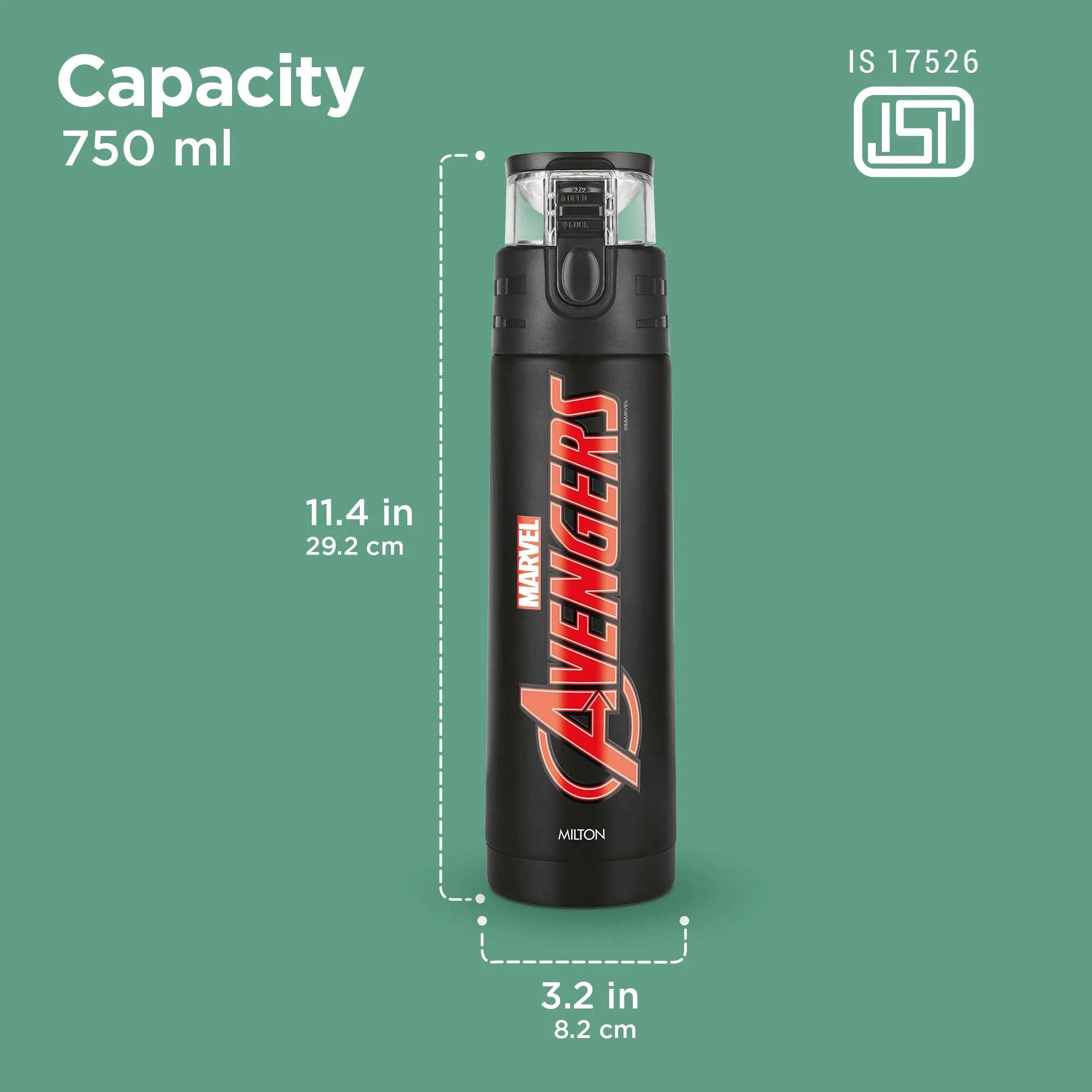 Marvel Mighty Avengers Thermosteel Bottle (Milton) - Image 5