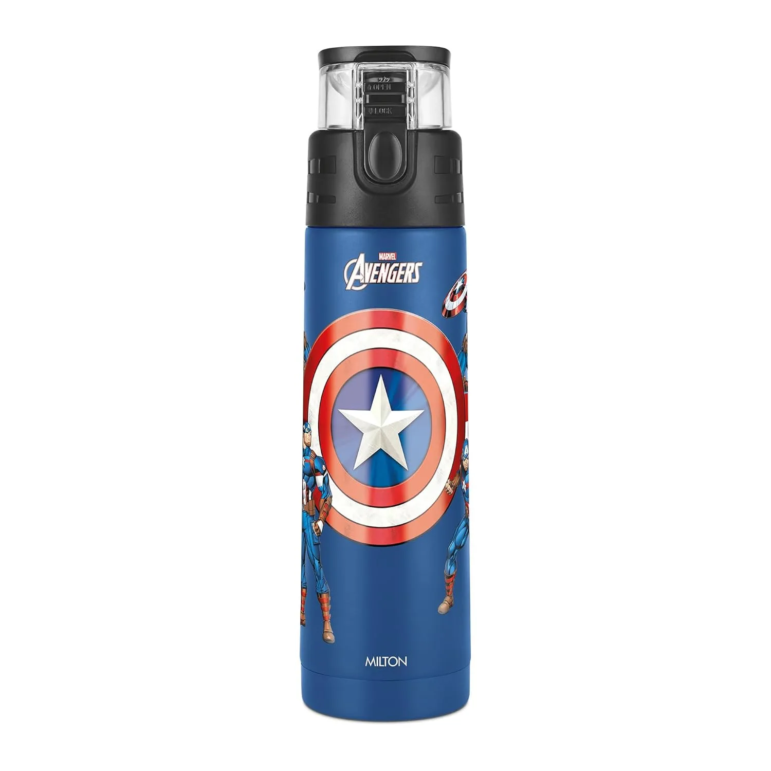Marvel Mighty Captain America Thermosteel Bottle (Milton) - Image 10