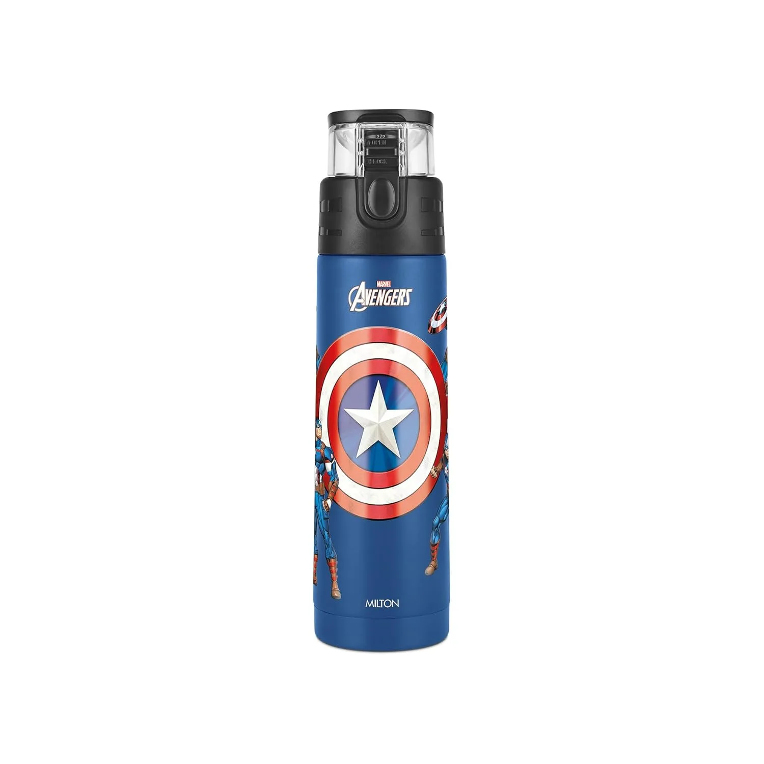 Marvel Mighty Captain America Thermosteel Bottle (Milton) - Image 11