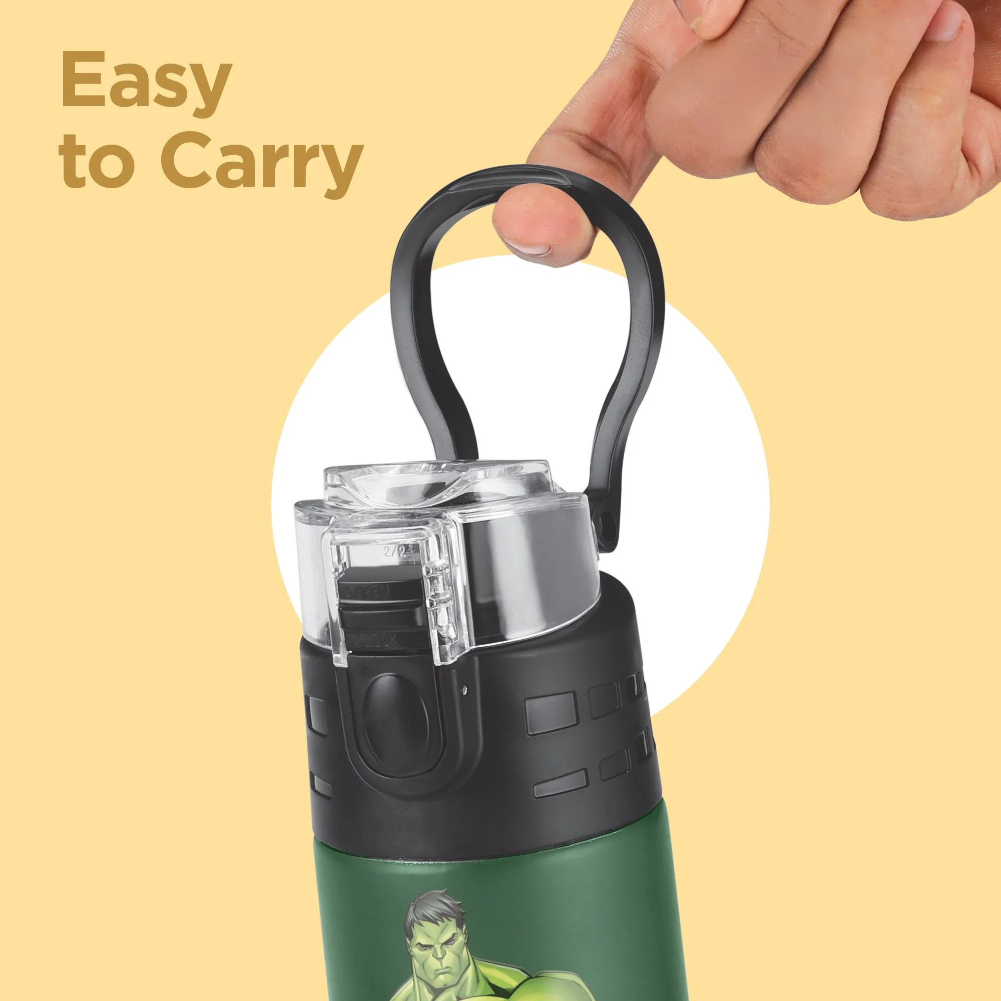 Marvel Mighty Hulk Thermosteel Bottle (Milton) - Image 9