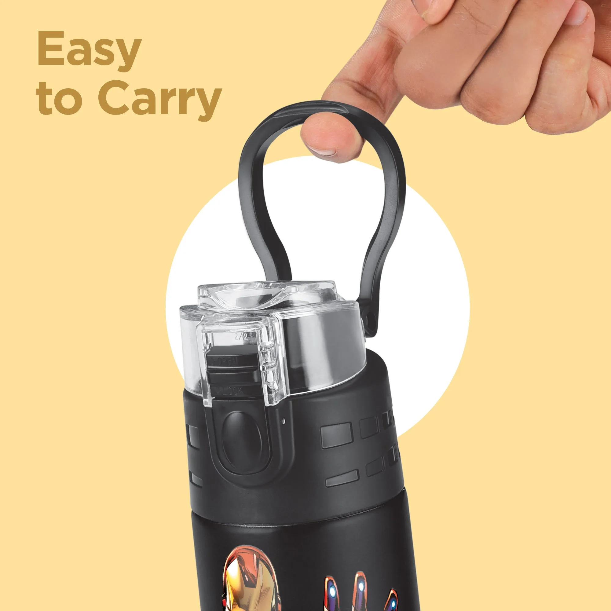 Marvel Mighty Iron Man Thermosteel Bottle (Milton) - Image 12