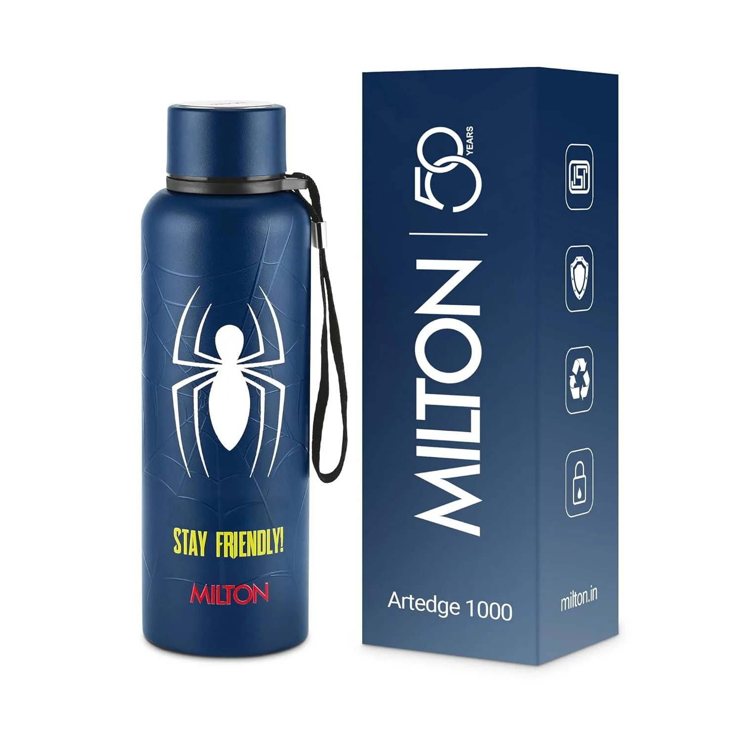 Marvel Spider Man Artedge Water Bottle (Milton) - Image 1