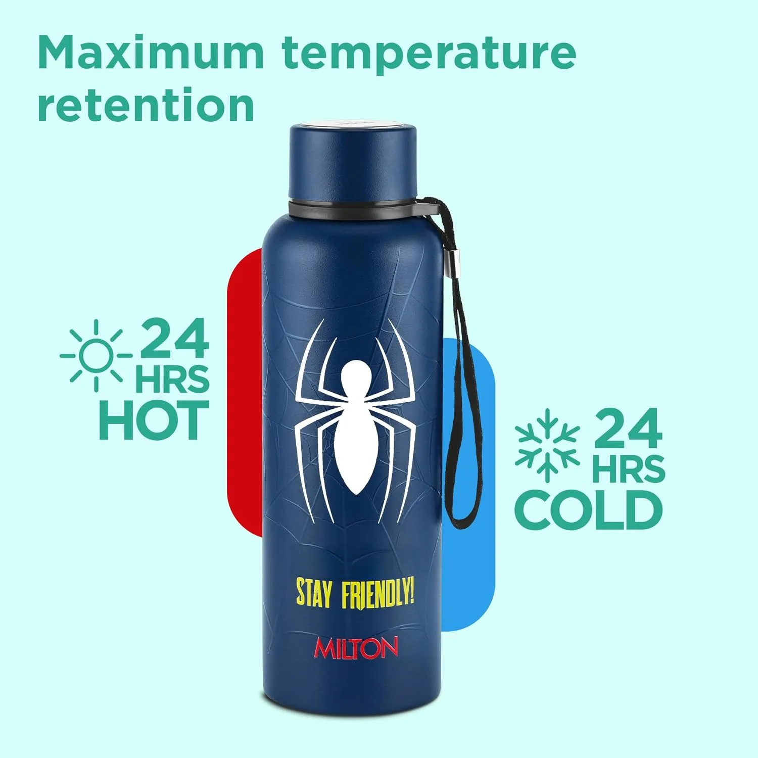 Marvel Spider Man Artedge Water Bottle (Milton) - Image 3