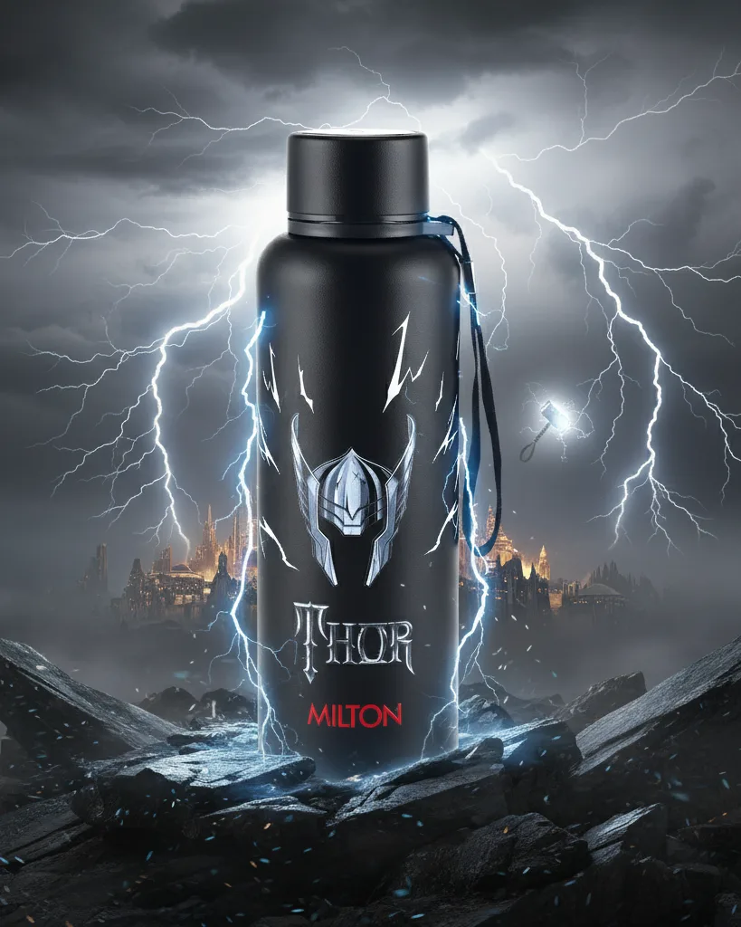 Marvel Thor Artedge Water Bottle (Milton) - Image 2