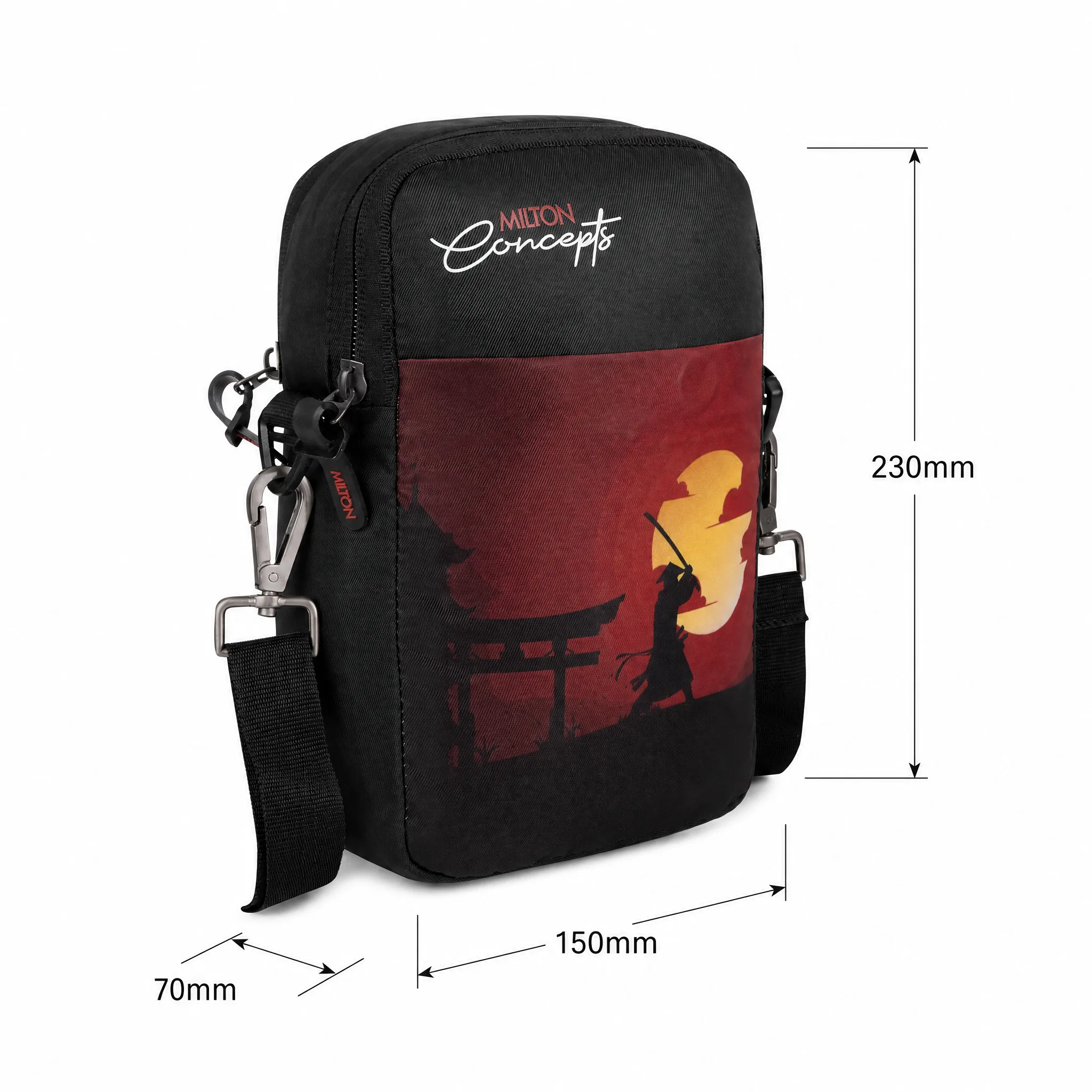 Milton Concepts Sling Bag - Samurai Black - Image 4
