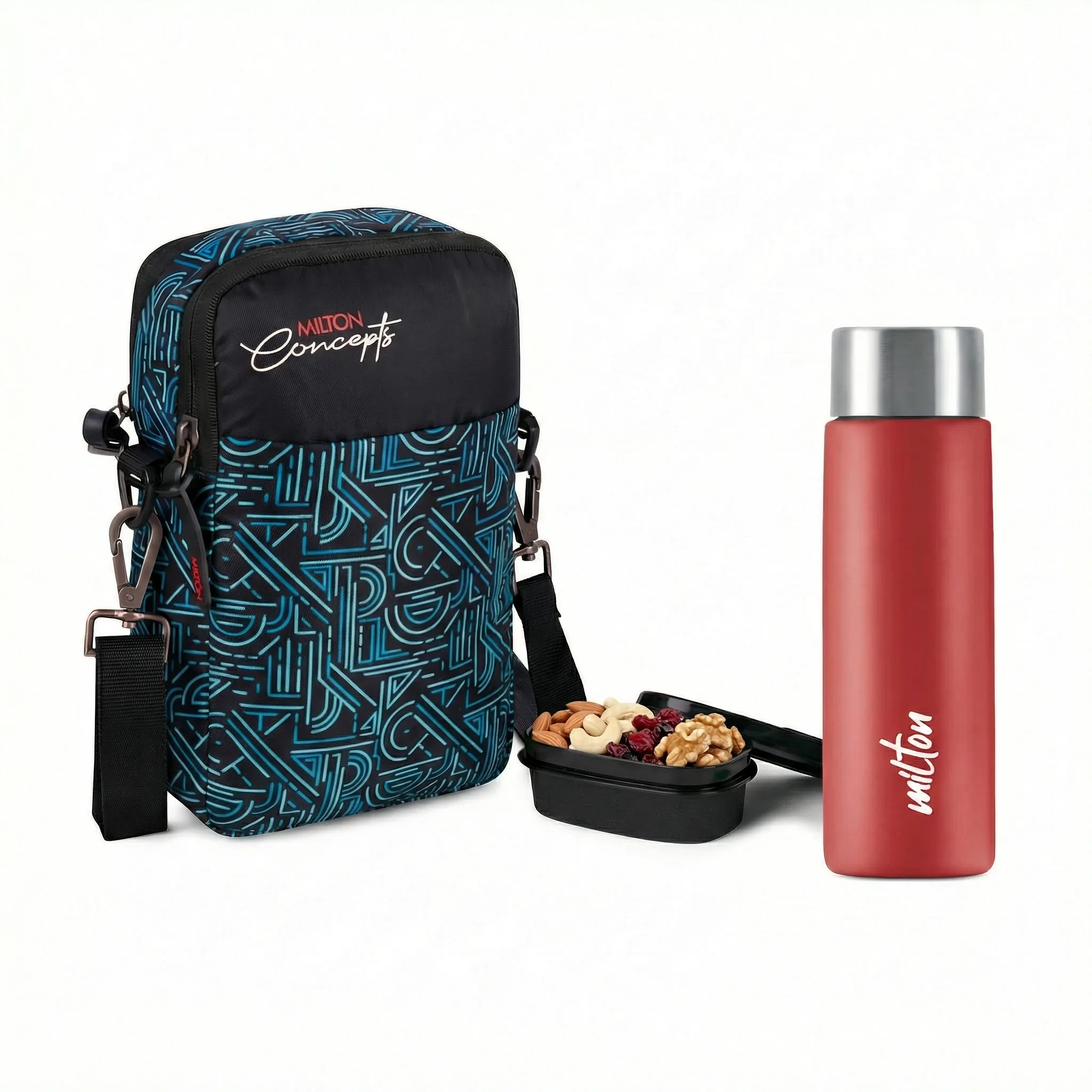 Milton Concepts Sling Bag - Teal Blue - Image 10
