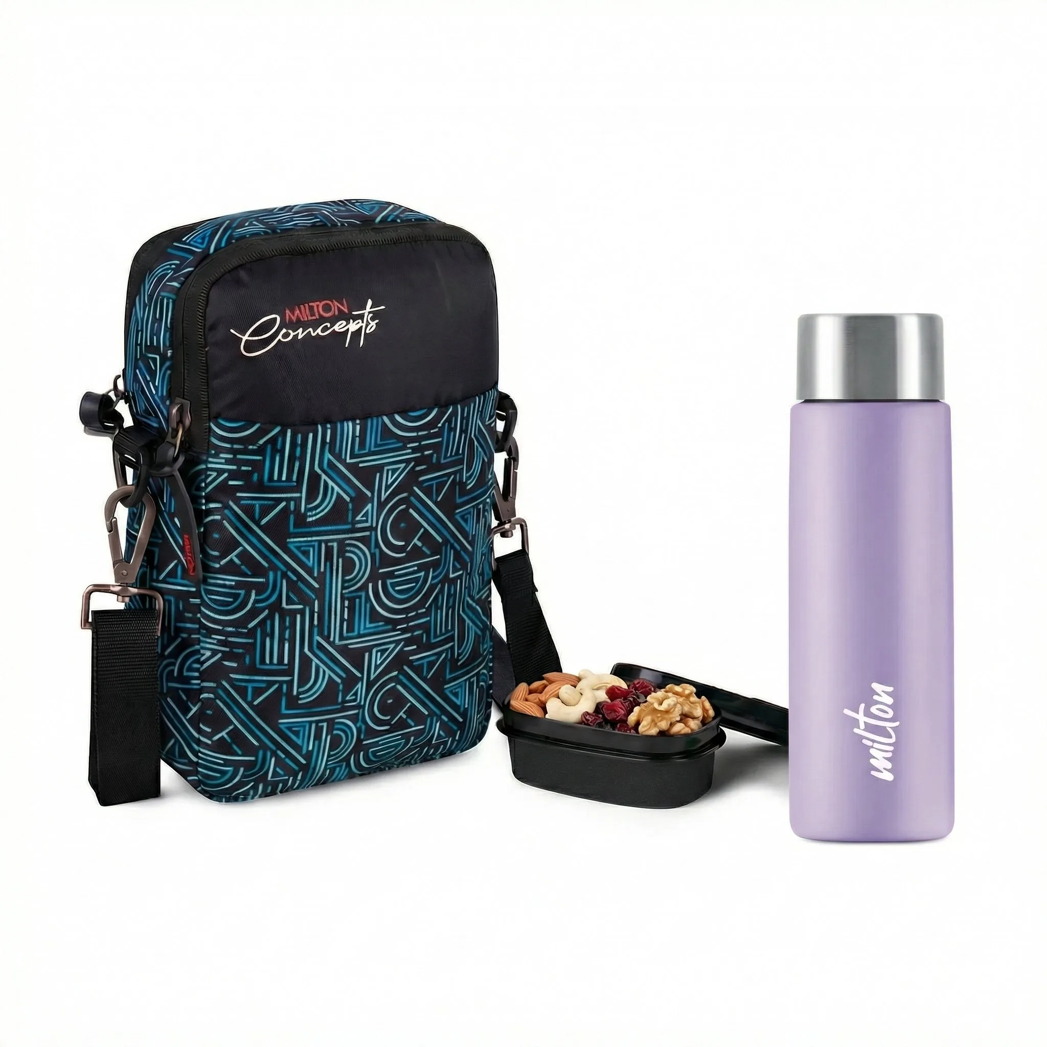 Milton Concepts Sling Bag - Teal Blue - Image 9