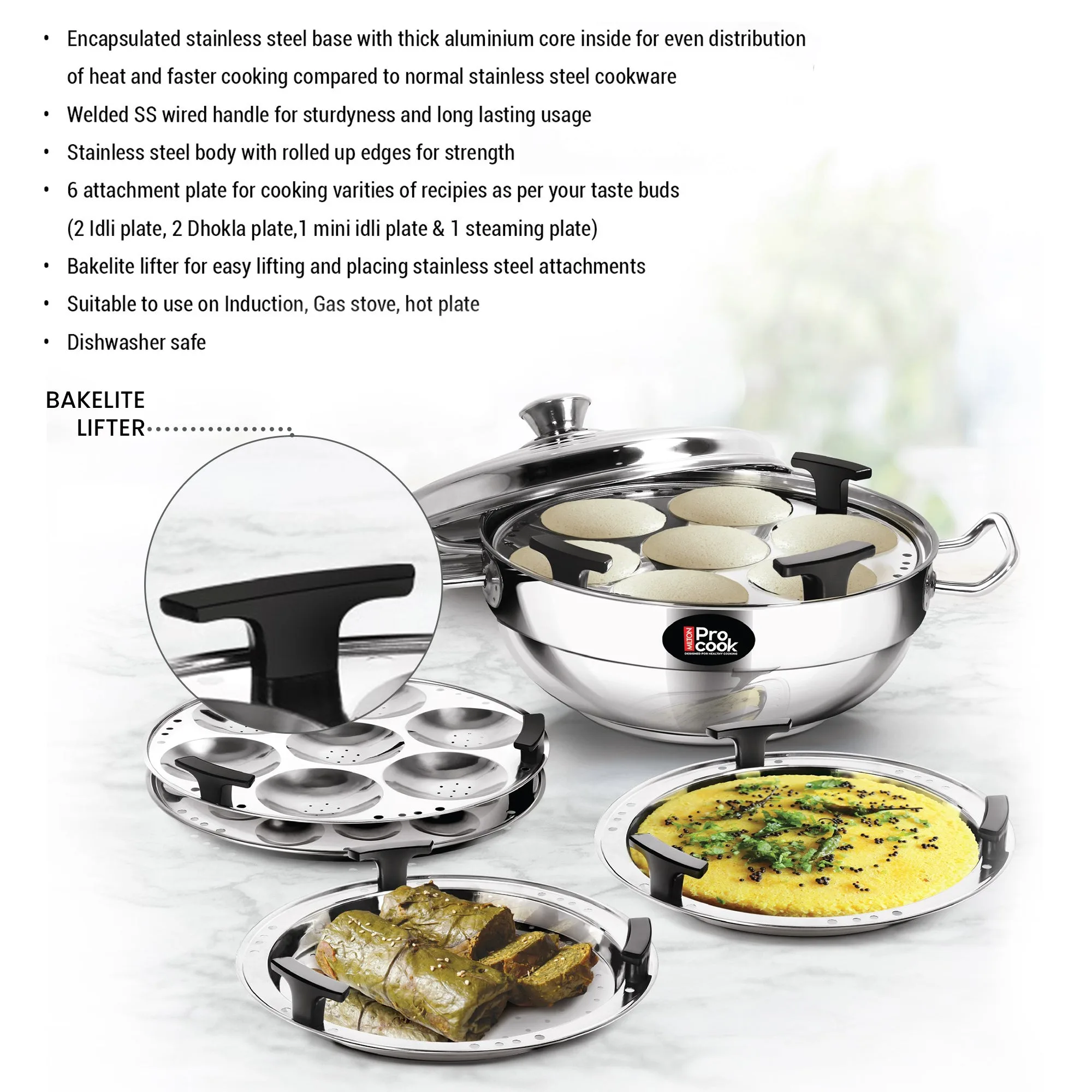 Multi Kadhai With Lid (Milton Procook) Disc - Image 4
