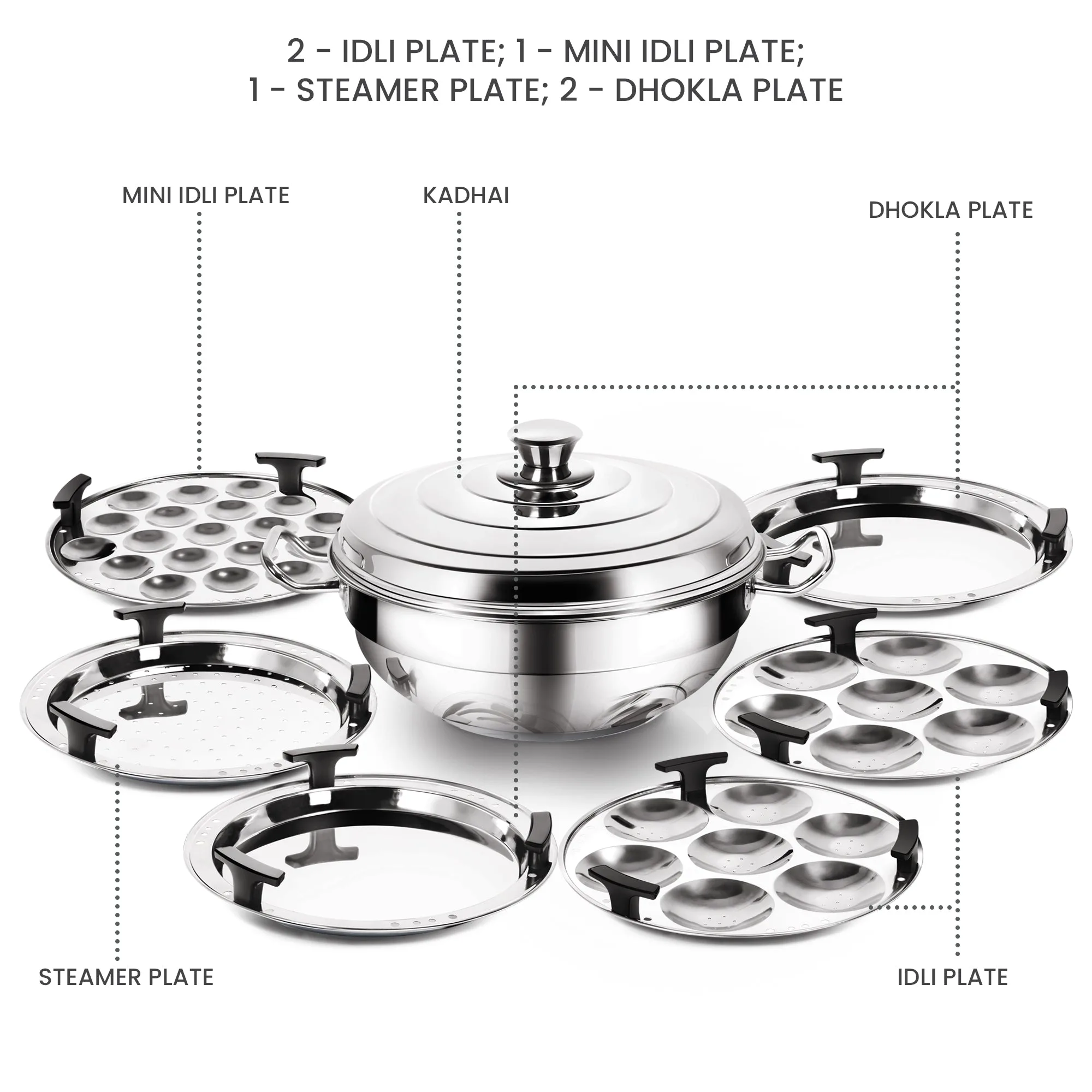 Multi Kadhai With Lid (Milton Procook) Disc - Image 7