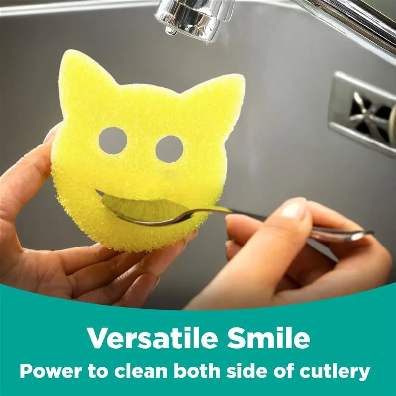 Multi-Shape, Dual-Sided Dish Scrubber - Set of 3 (Spotzero By Milton) - Image 2