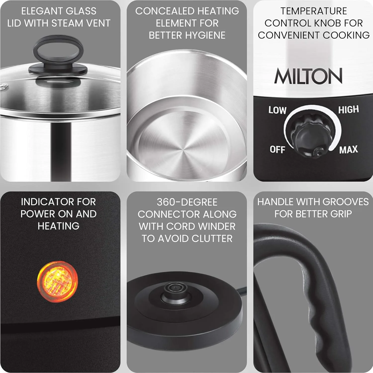 Go Electro 1.2 L Cooker (Milton) - Image 5