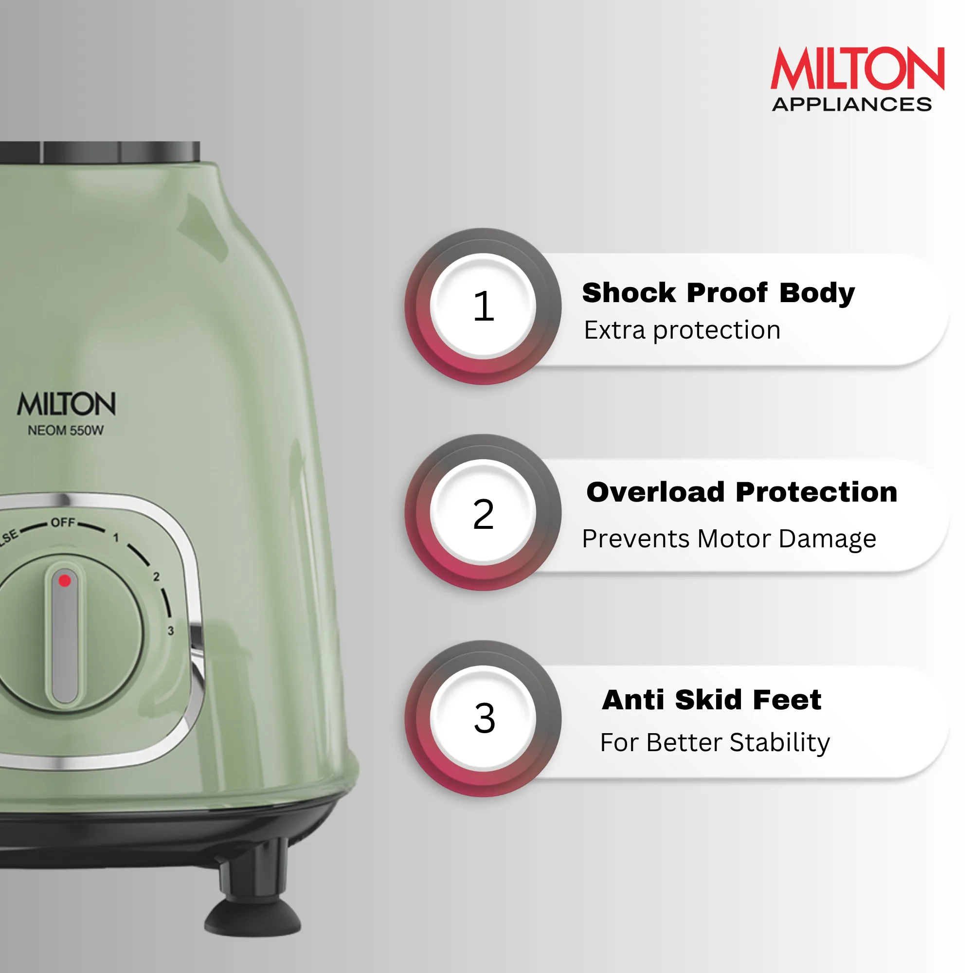 Neom Mixer Grinder (Milton) - Image 13
