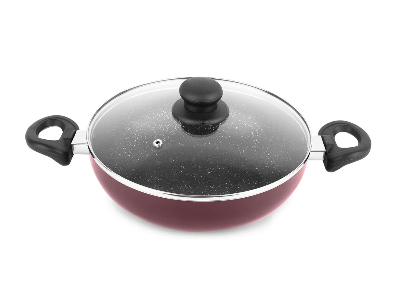 New My Kitchen 2Pc Set,Burgundy(Fp 24Cm & Kd 24Cm With Lid) (Milton Procook) - Image 2