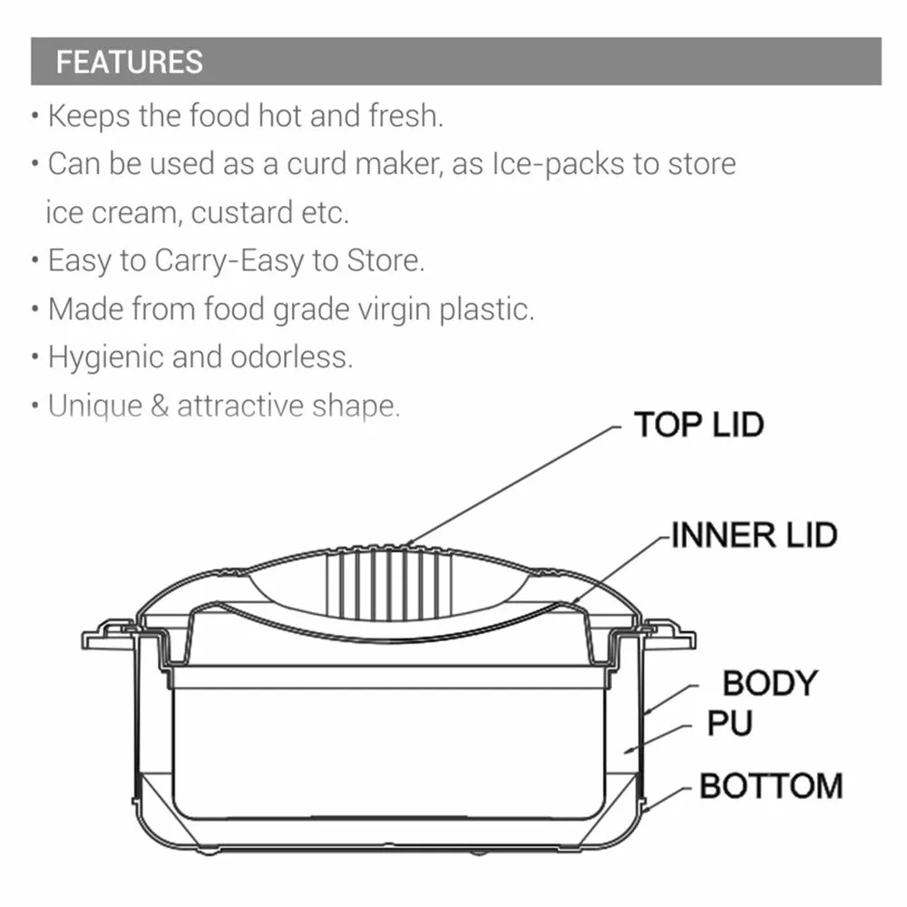 New Orchid Stainless Steel Casserole (Milton) - Image 10