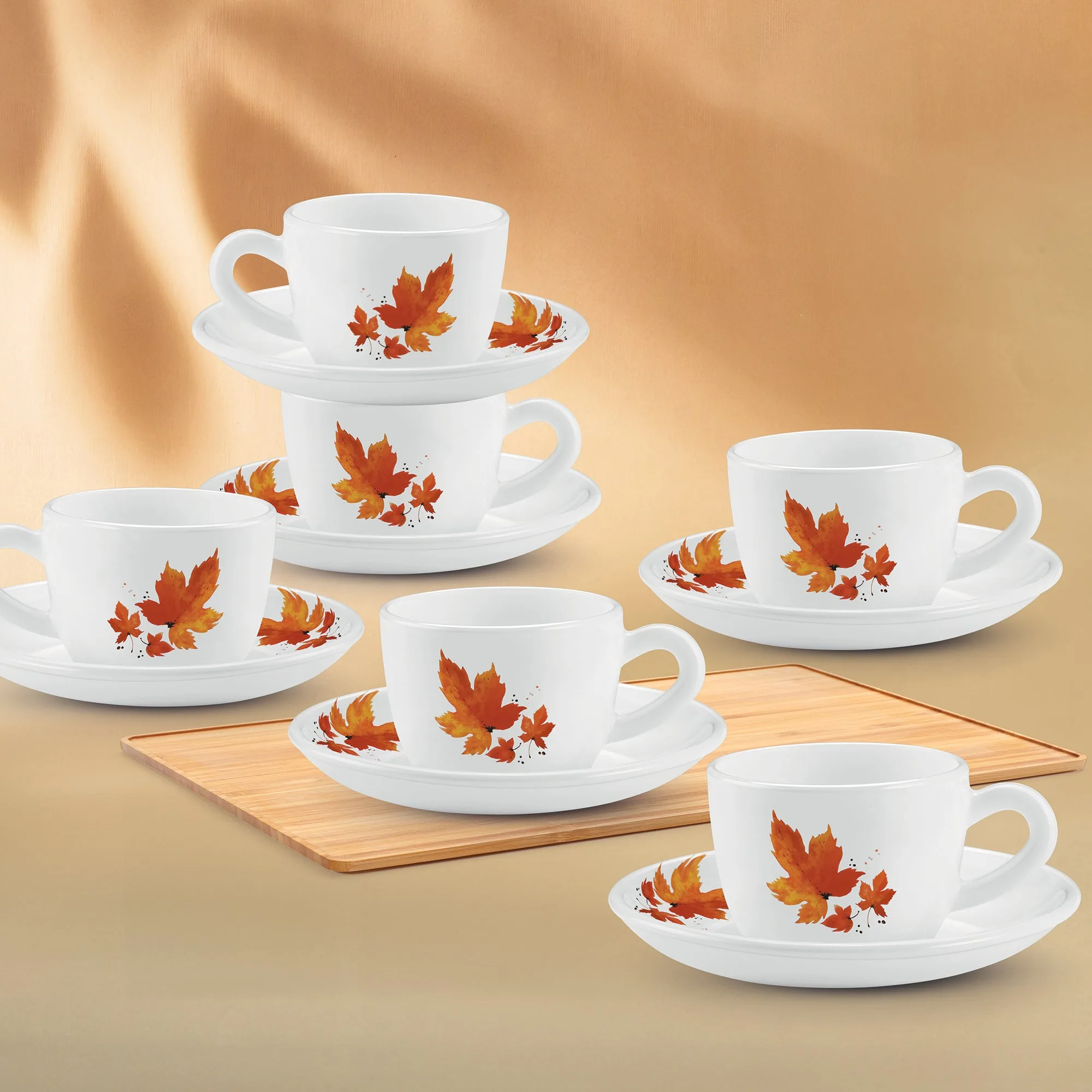 Ophelia 13 CL Cup Saucer Set - MAPELLE (Treo by Milton) - Image 1