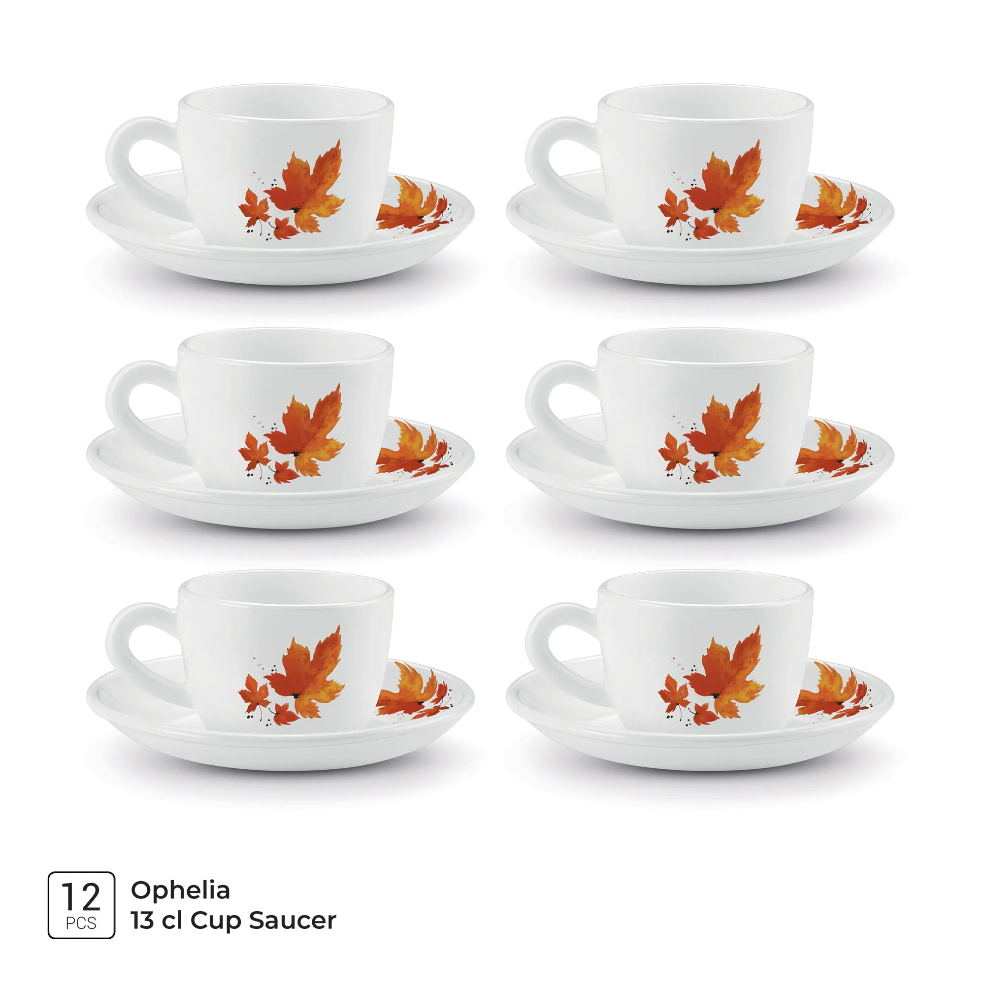 Ophelia 13 CL Cup Saucer Set - MAPELLE (Treo by Milton) - Image 4