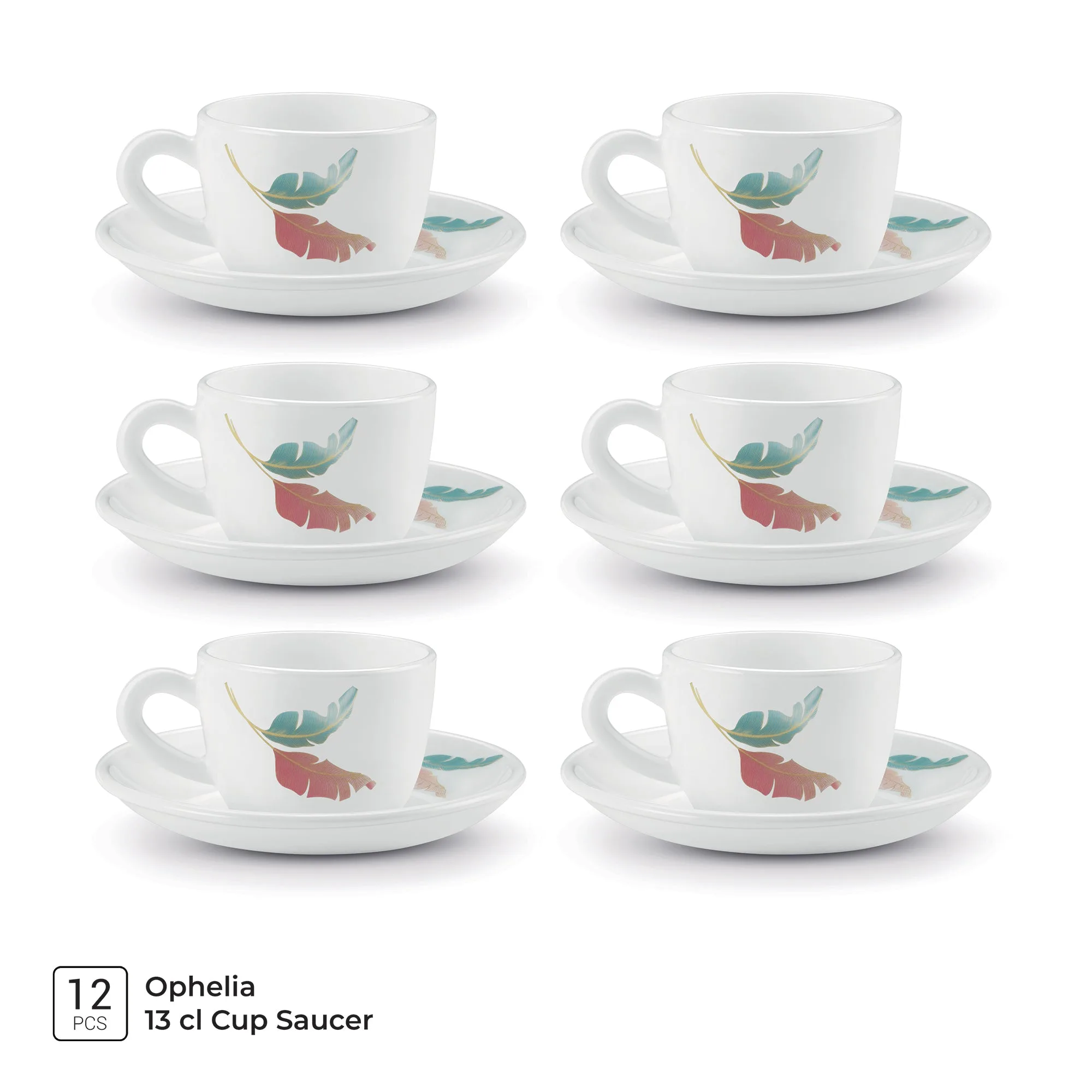 Ophelia 13 CL Cup Saucer Set - PALMA (Treo by Milton) - Image 3
