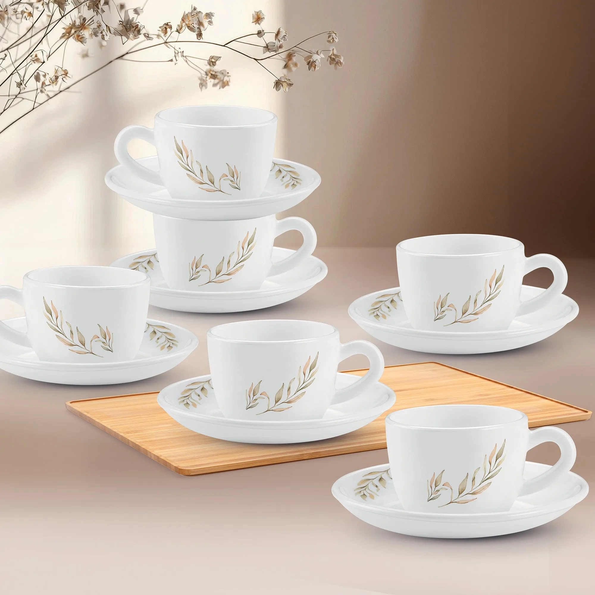 Ophelia 13 CL Cup Saucer Set - SELENE (Treo by Milton) - Image 1