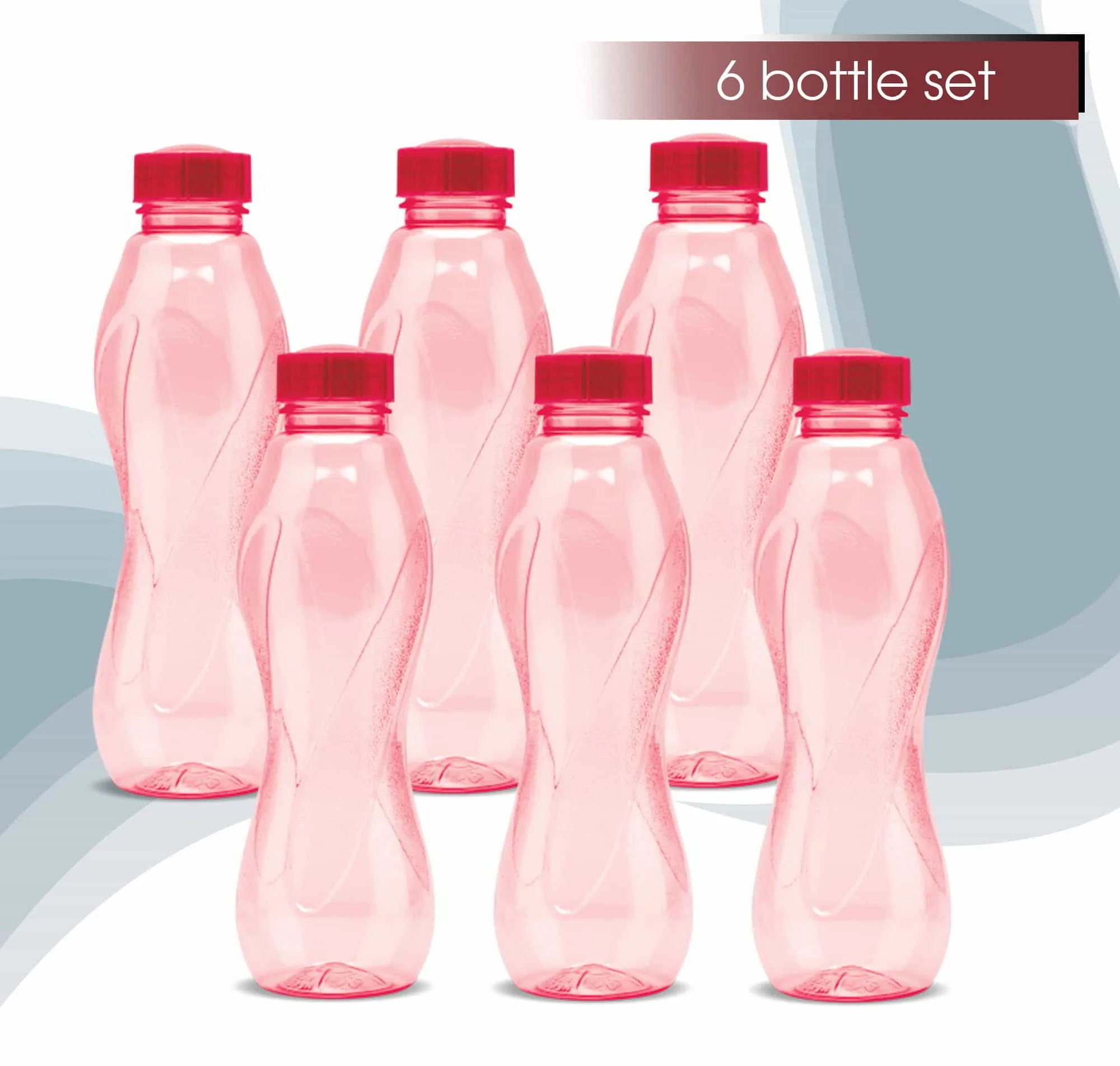Oscar Pet Bottles Set With Contrasting Lid (Milton) - Image 9