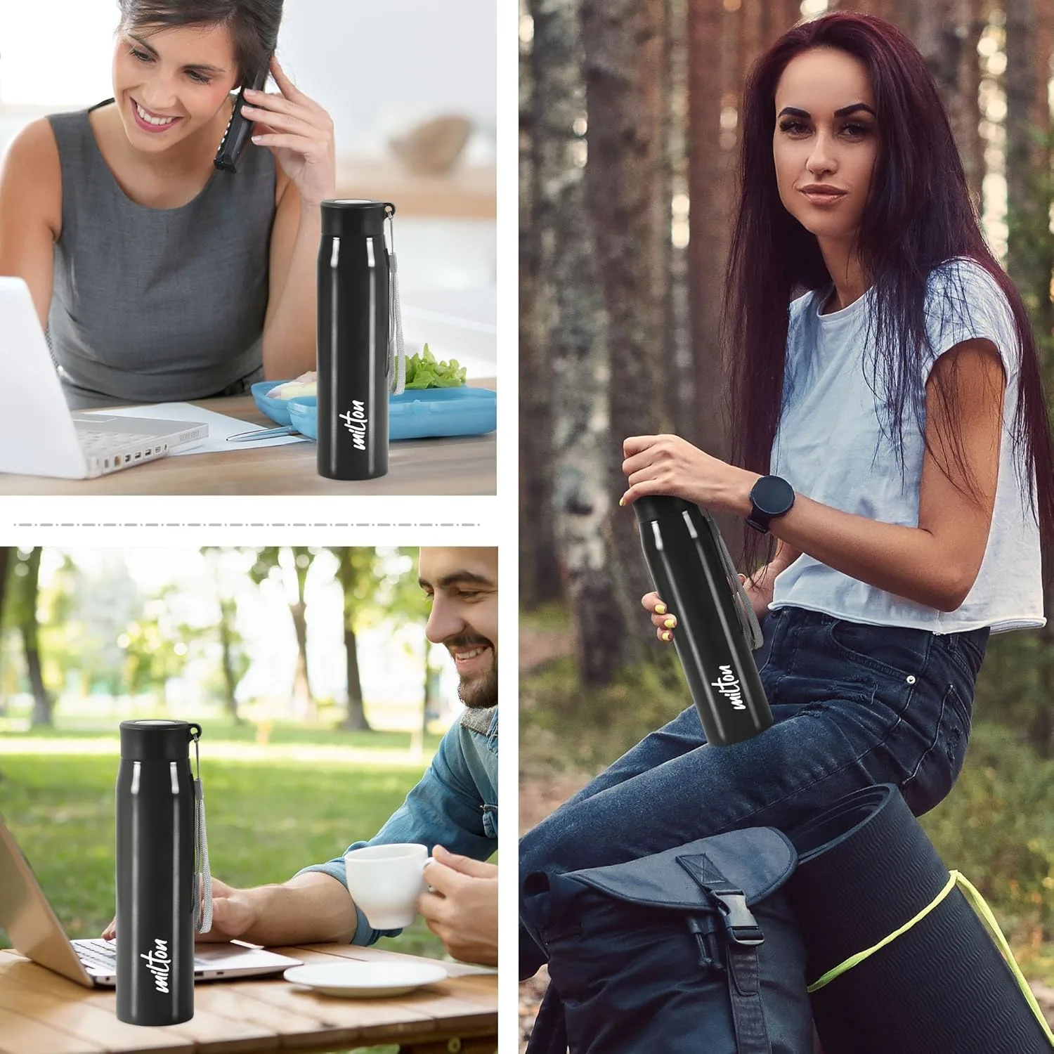 Personalized Handy Stainless Steel Bottle (Milton) - Image 11